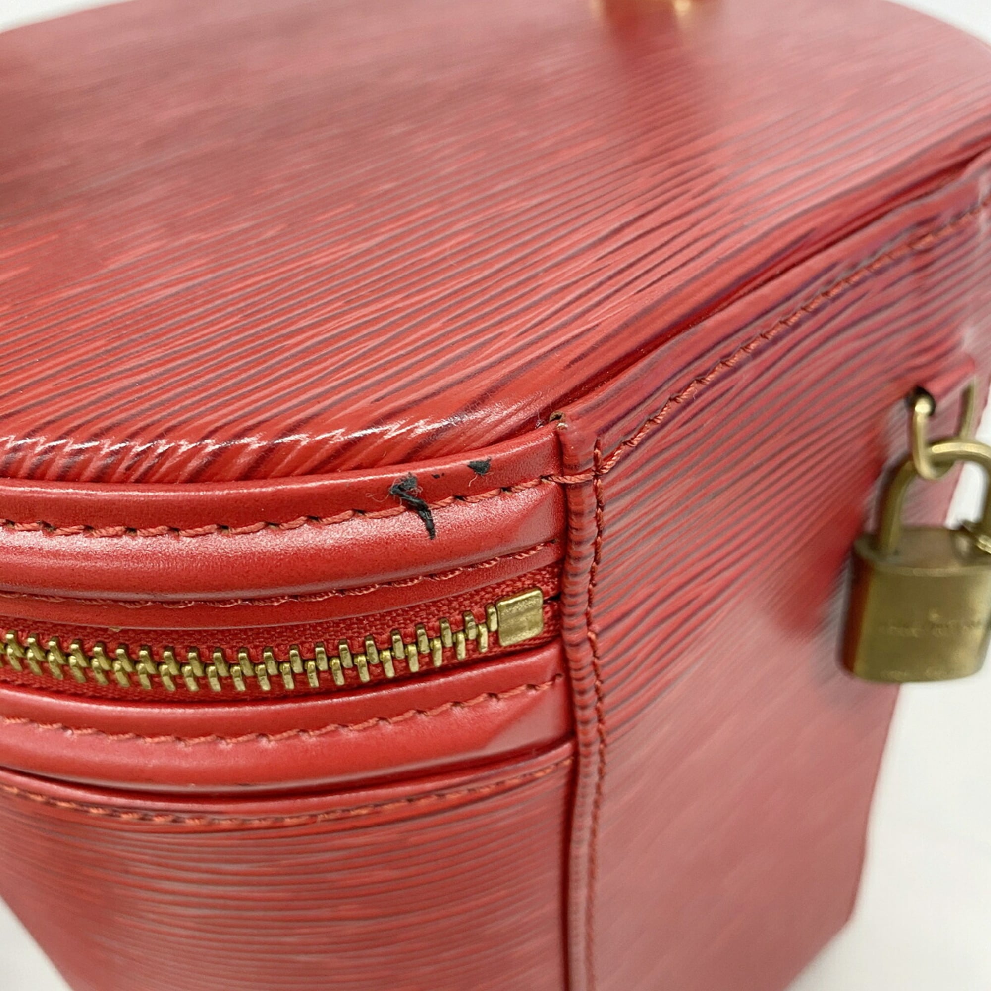 Louis Vuitton Castilian Red Vanity Bag (Pre-Owned)
