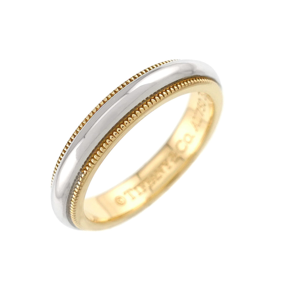 Tiffany Yellow Gold (18K) Platinum 950 Band Ring (Pre-Owned)
