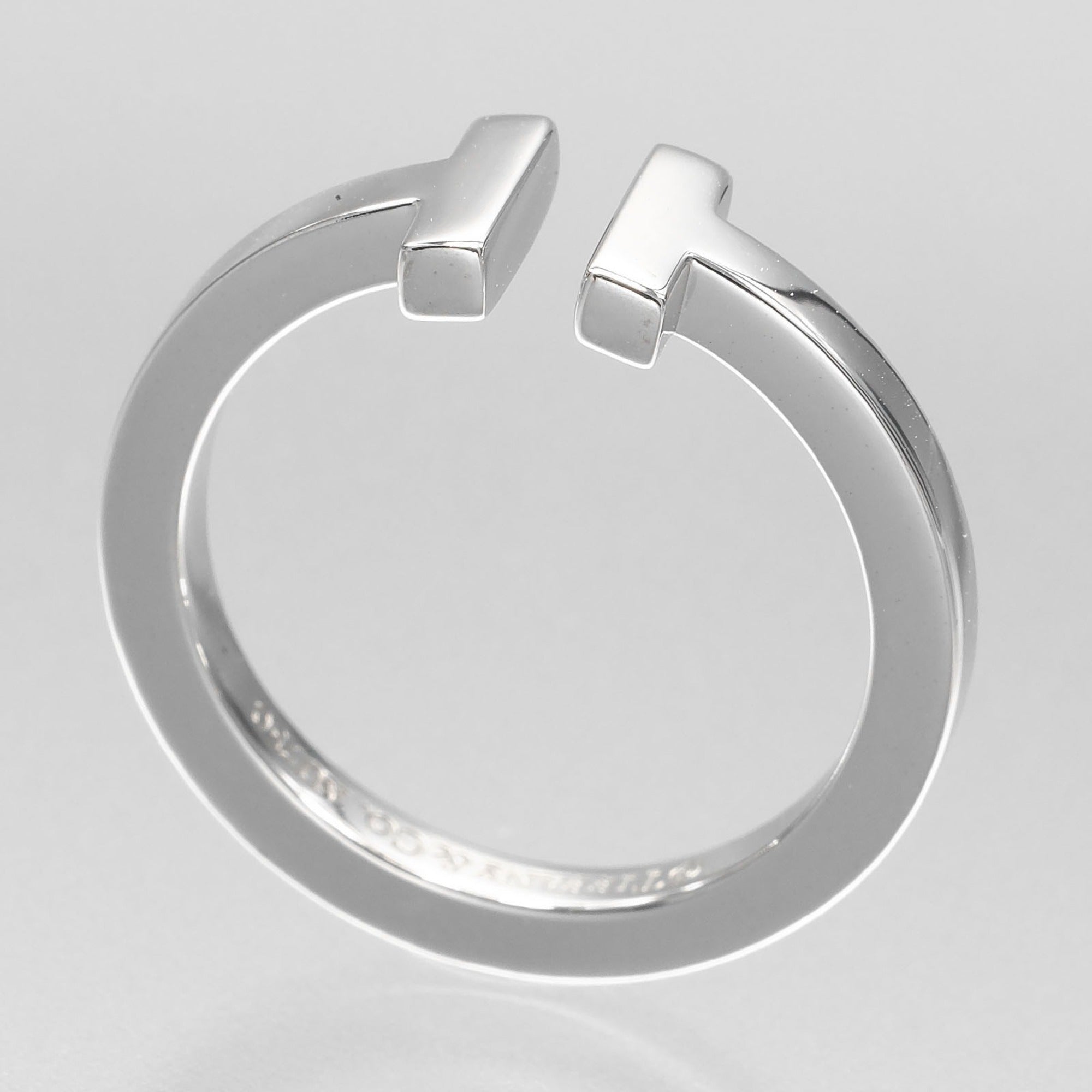 Tiffany White Gold (18K) Band Ring (Pre-Owned)