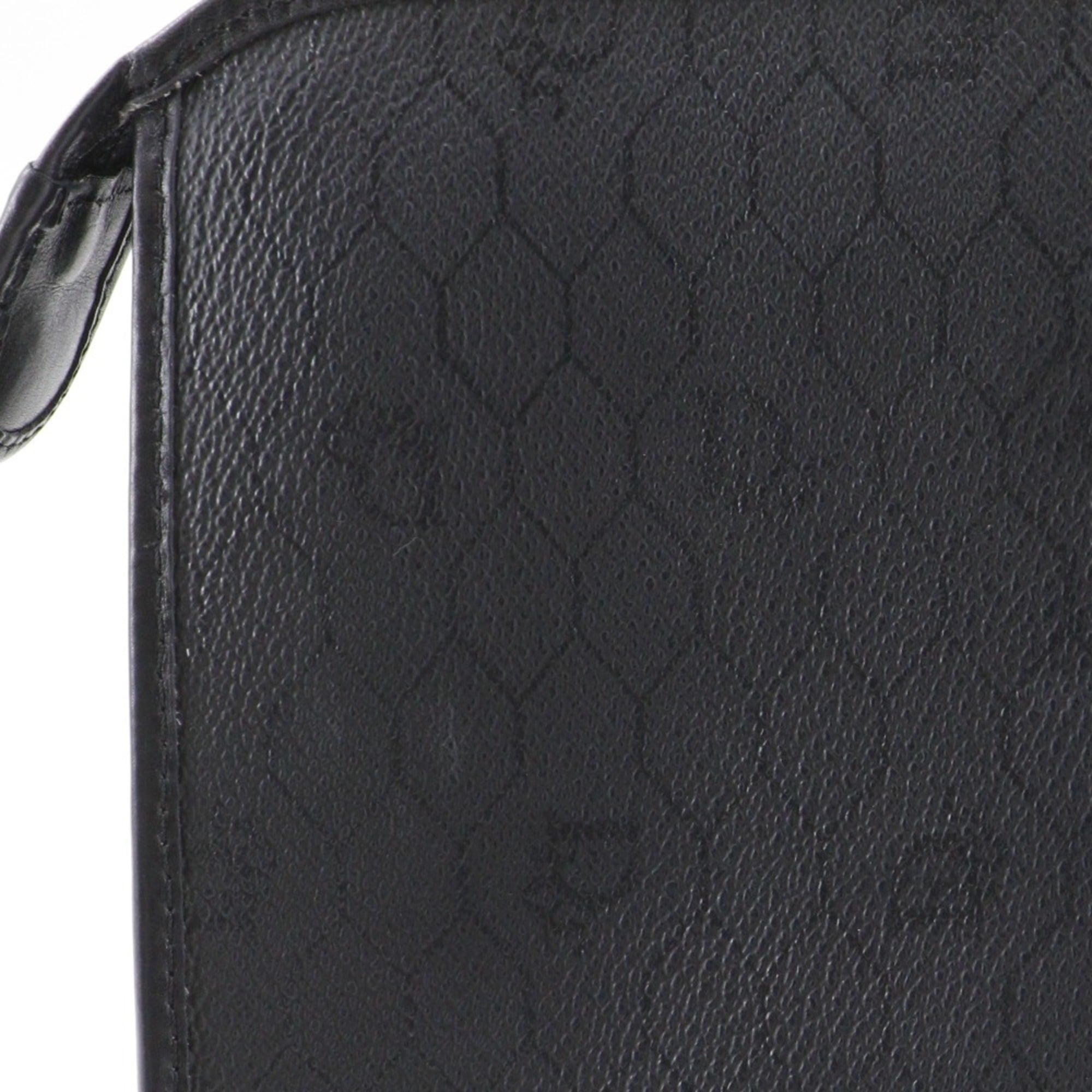 Christian Dior Black Pvc Clutch Bag (Pre-Owned)