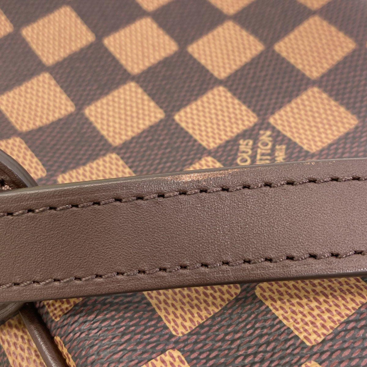 Louis Vuitton Damier Canvas Ebene Damier Canvas Shoulder Bag (Pre-Owned)
