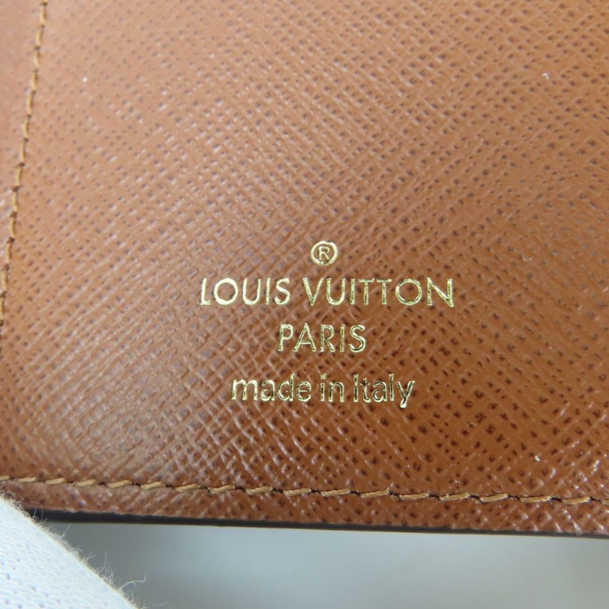 Louis Vuitton Brown Monogram Wallet (Tri-Fold) (Pre-Owned)