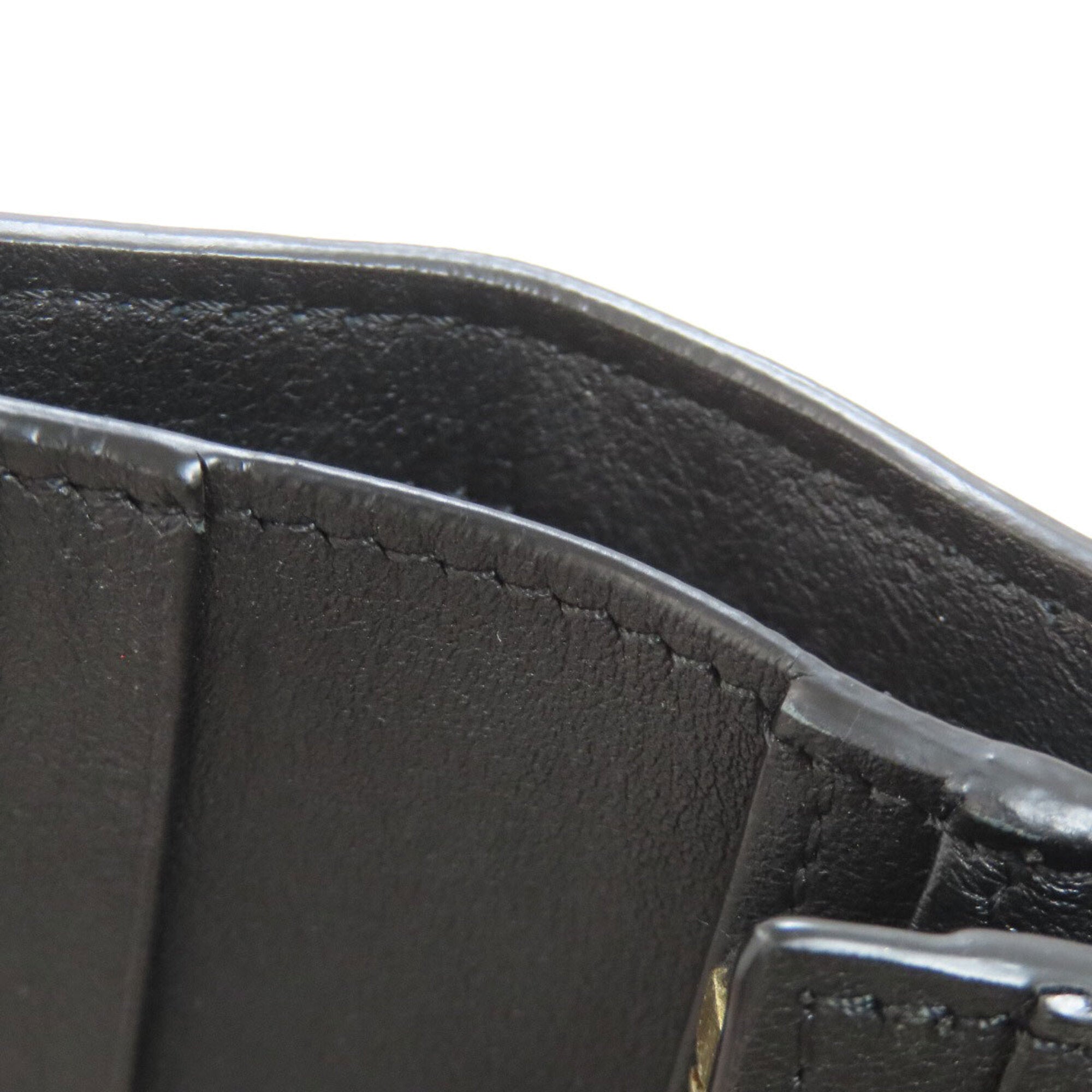 Valentino Garavani Black Leather Wallet (Bi-Fold) (Pre-Owned)