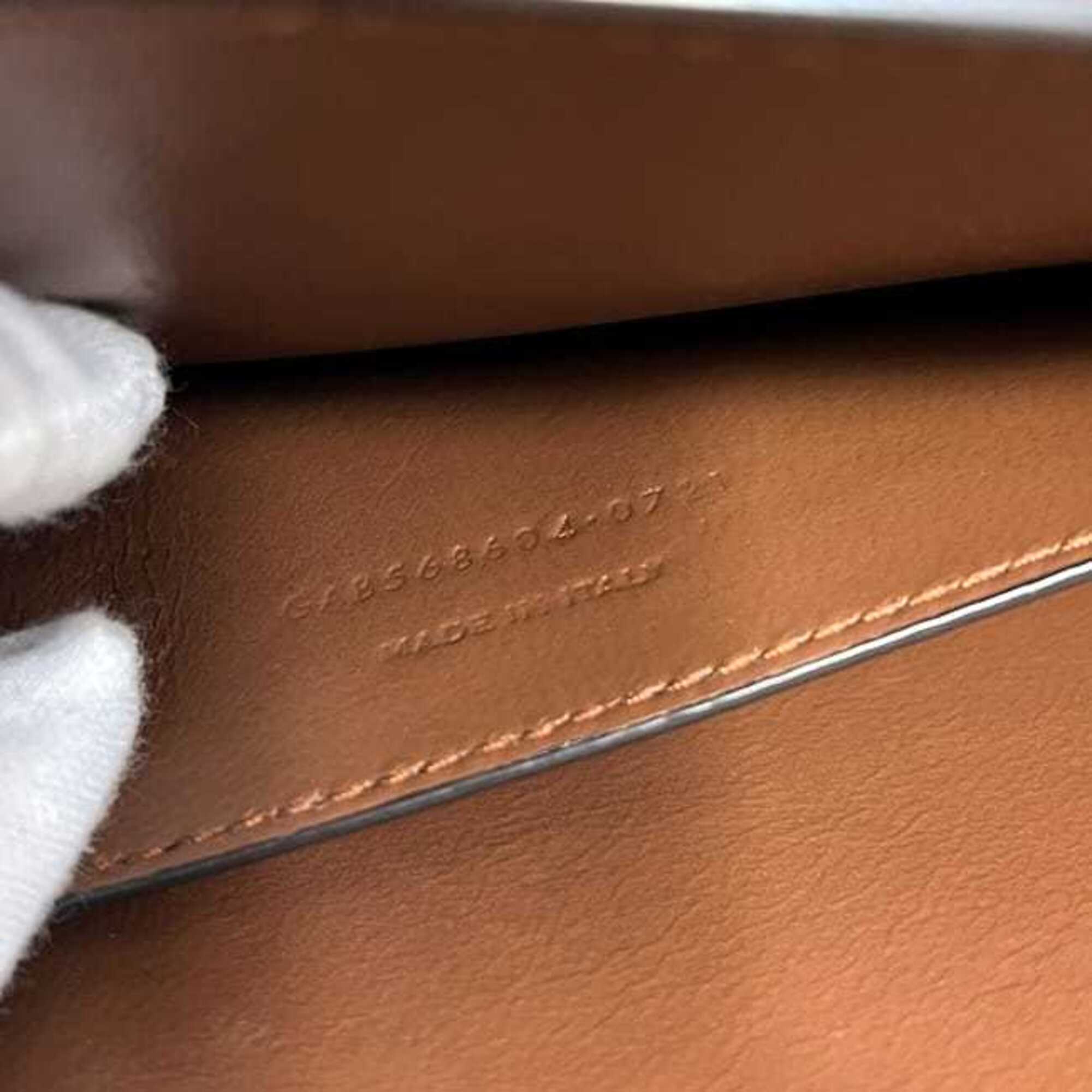 Saint Laurent Brown Dark Brown Pvc Leather Shoulder Bag (Pre-Owned)