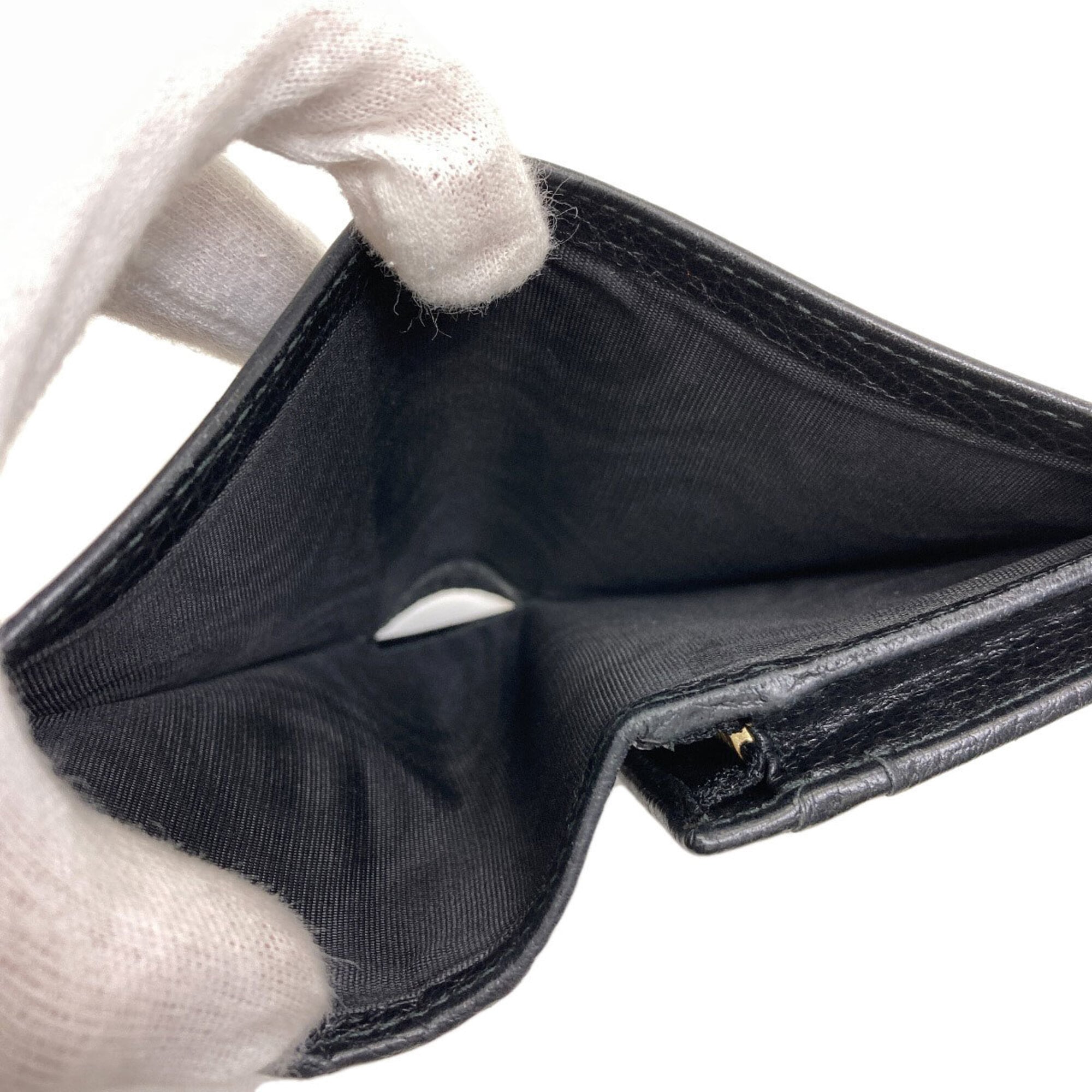 Gucci Black Leather Wallet (Bi-Fold) (Pre-Owned)