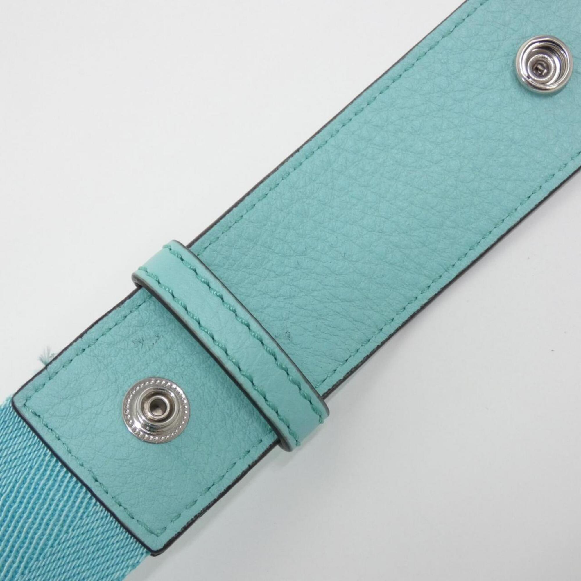 Fendi Green Nylon Shoulder Bag (Pre-Owned)