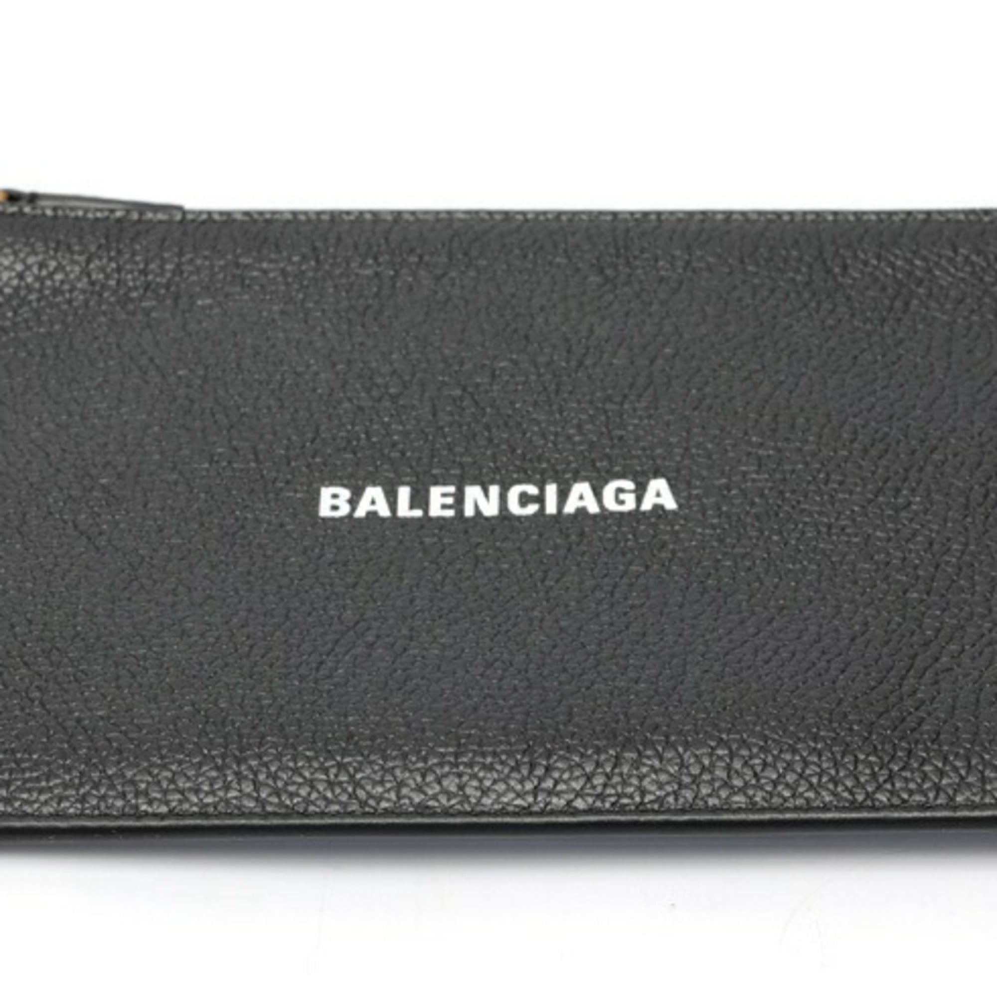Balenciaga Black Leather Pouch (Pre-Owned)
