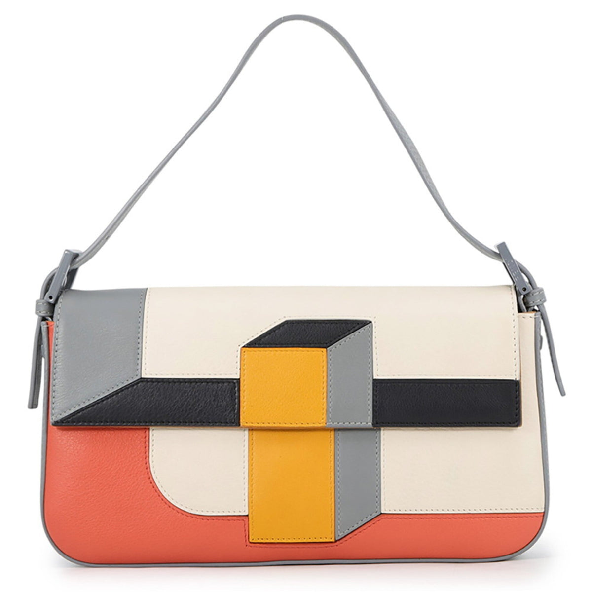 Fendi Multi-Color Leather Handbag (Pre-Owned)
