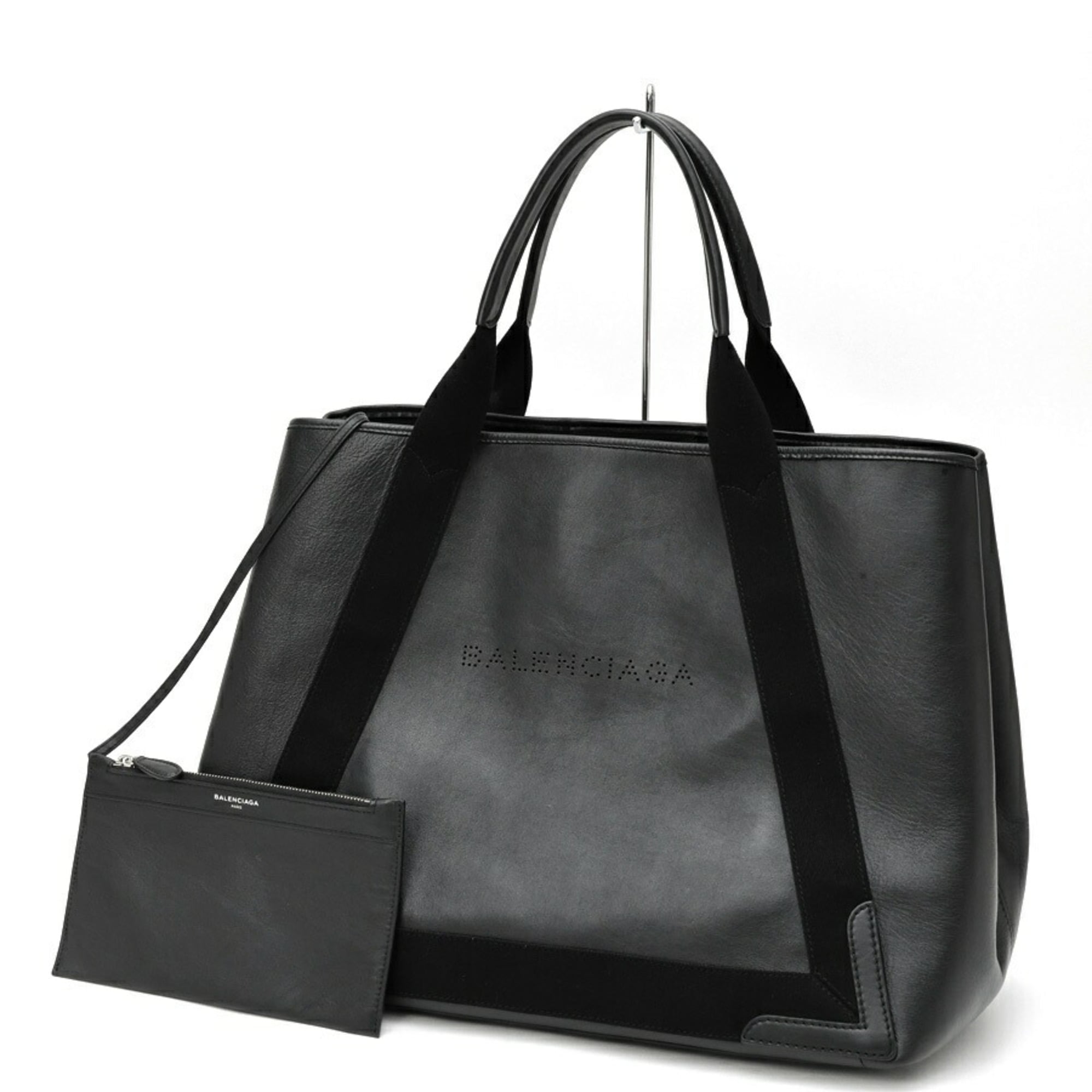 Balenciaga Black Leather Tote Bag (Pre-Owned)