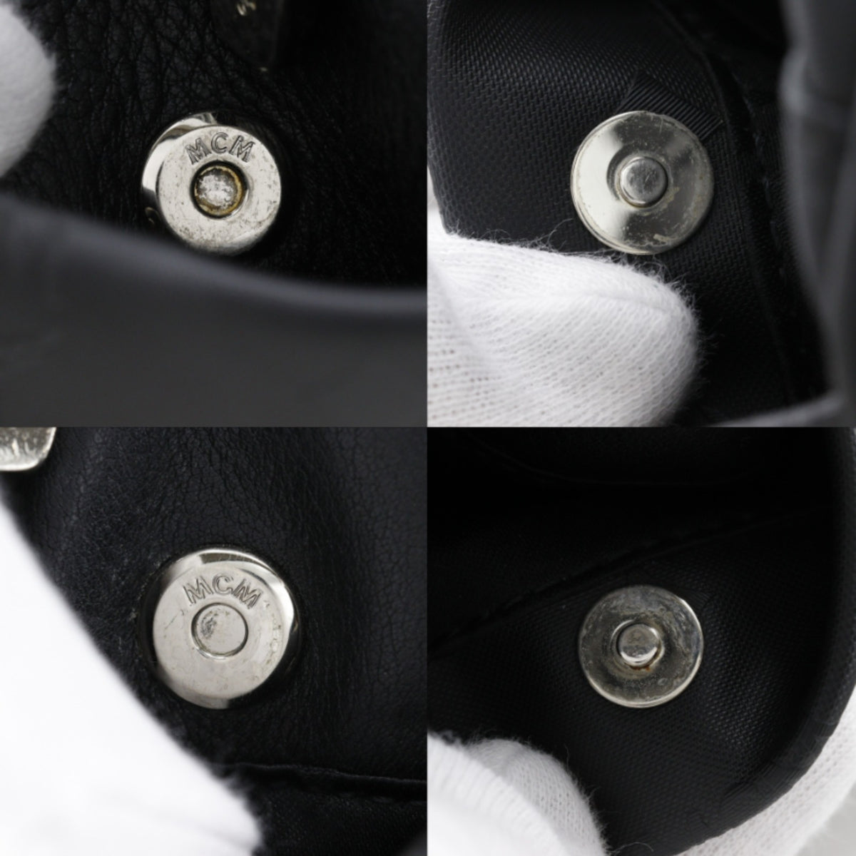 Mcm Black Pvc Backpack (Pre-Owned)