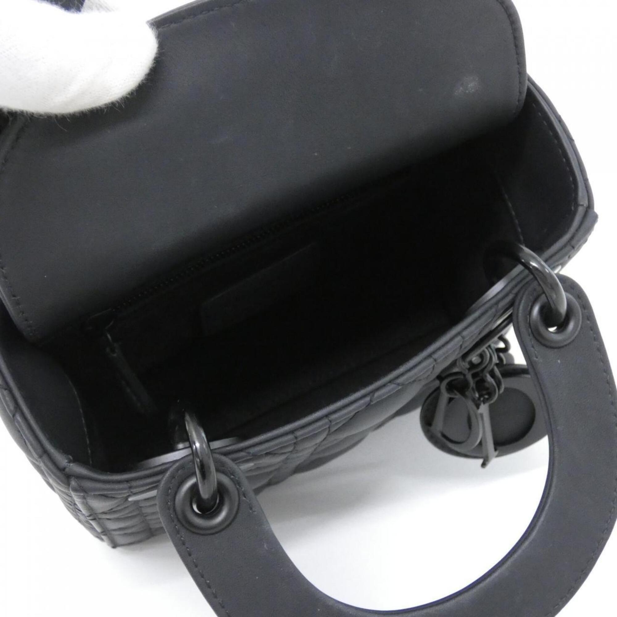 Christian Dior Lady Dior Black Handbag (Pre-Owned)