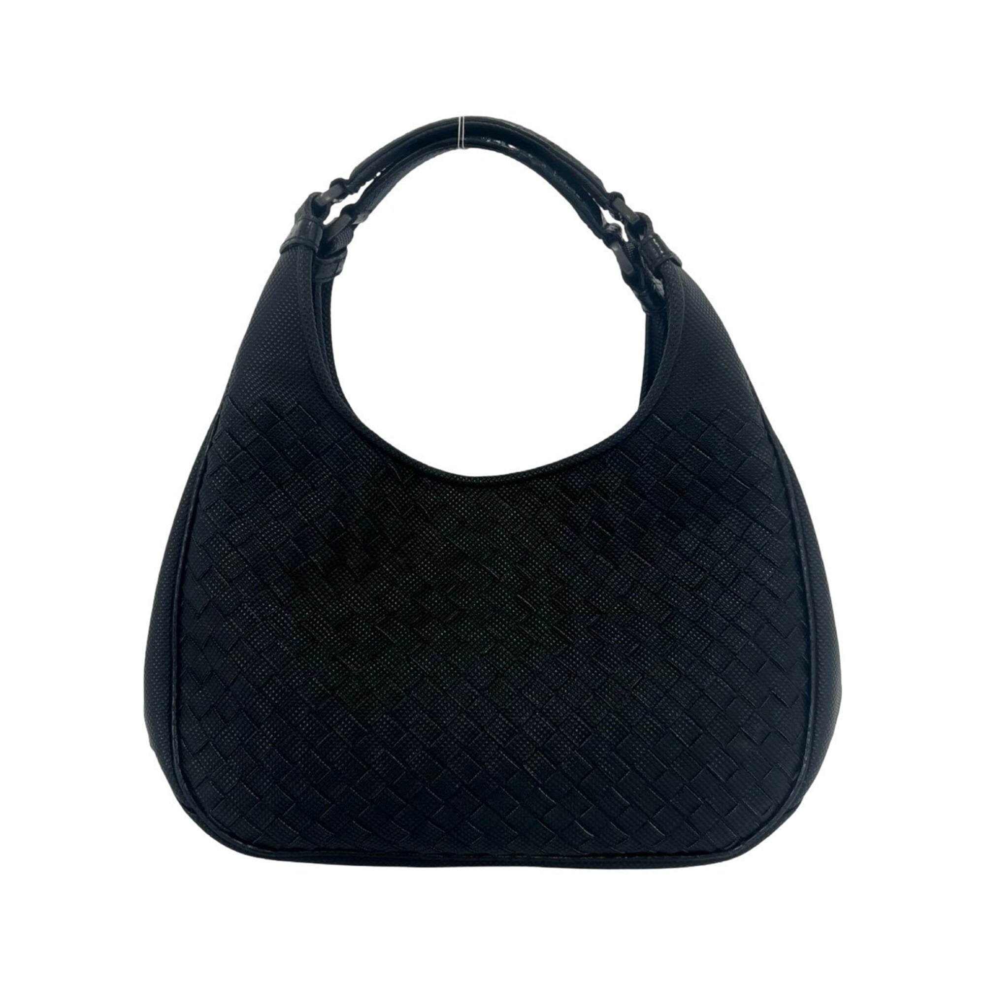 Bottega Veneta Black Leather Pvc Handbag Tote Bag (Pre-Owned)