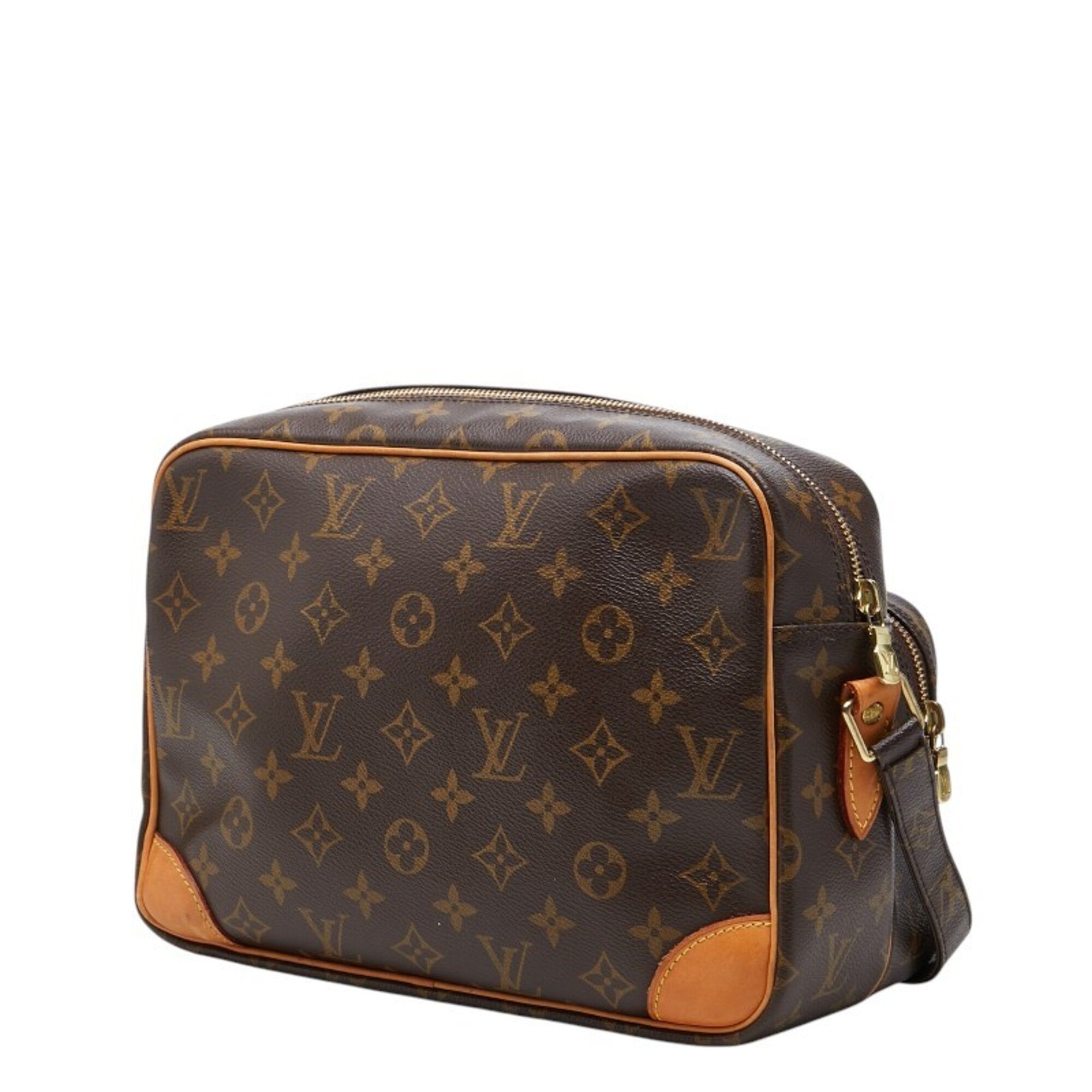 Louis Vuitton Brown Pvc Leather Shoulder Bag (Pre-Owned)
