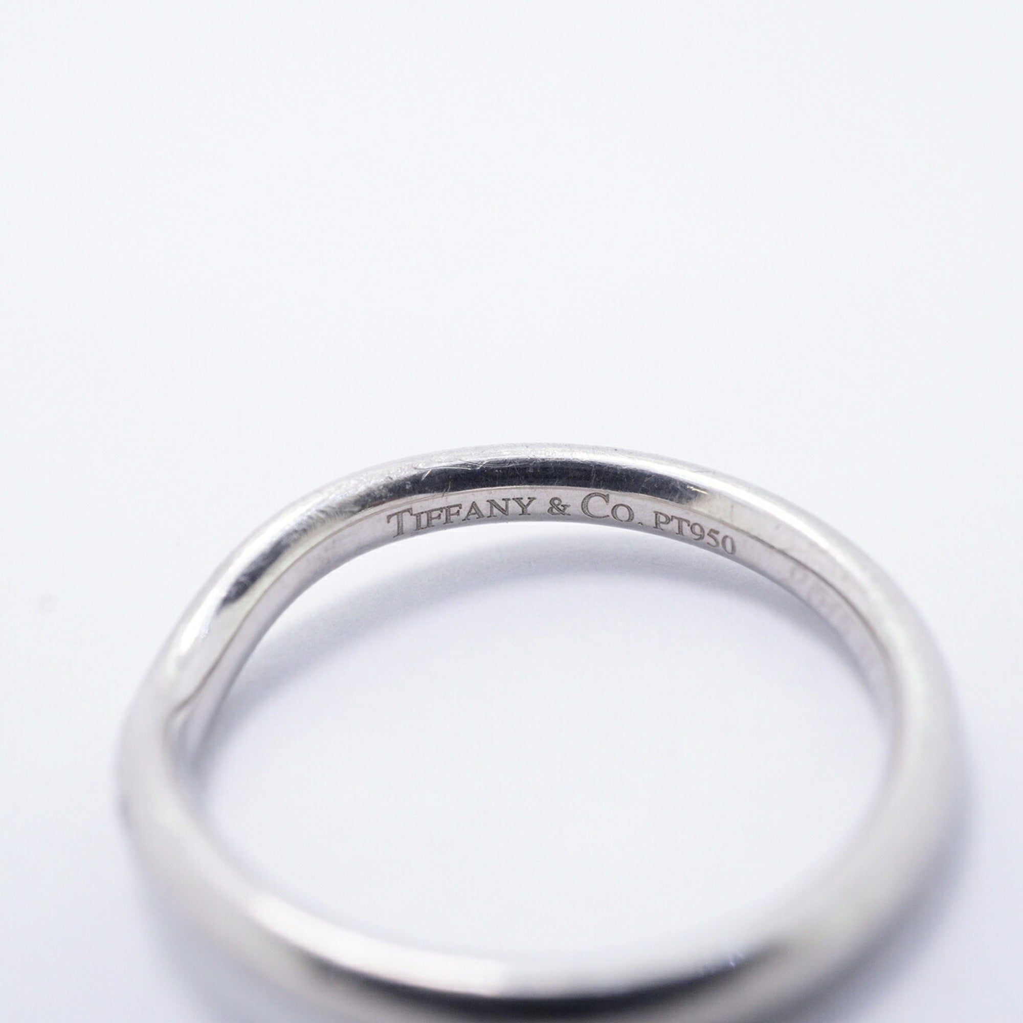 Tiffany Platinum 950 Band Ring (Pre-Owned)