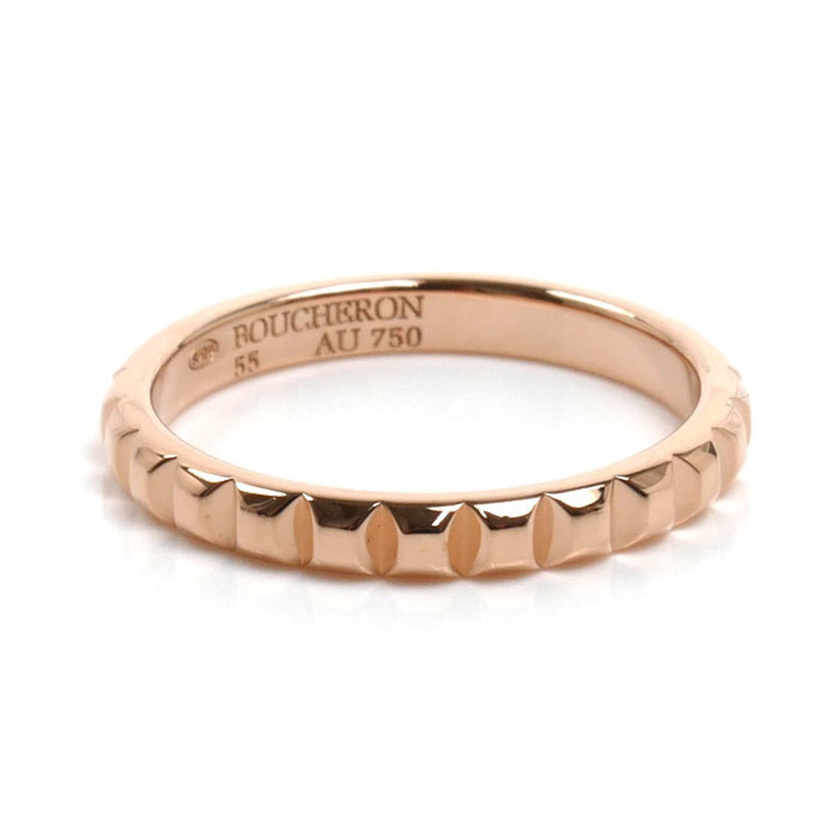 Boucheron Pink Gold (18K) Band Ring (Pre-Owned)