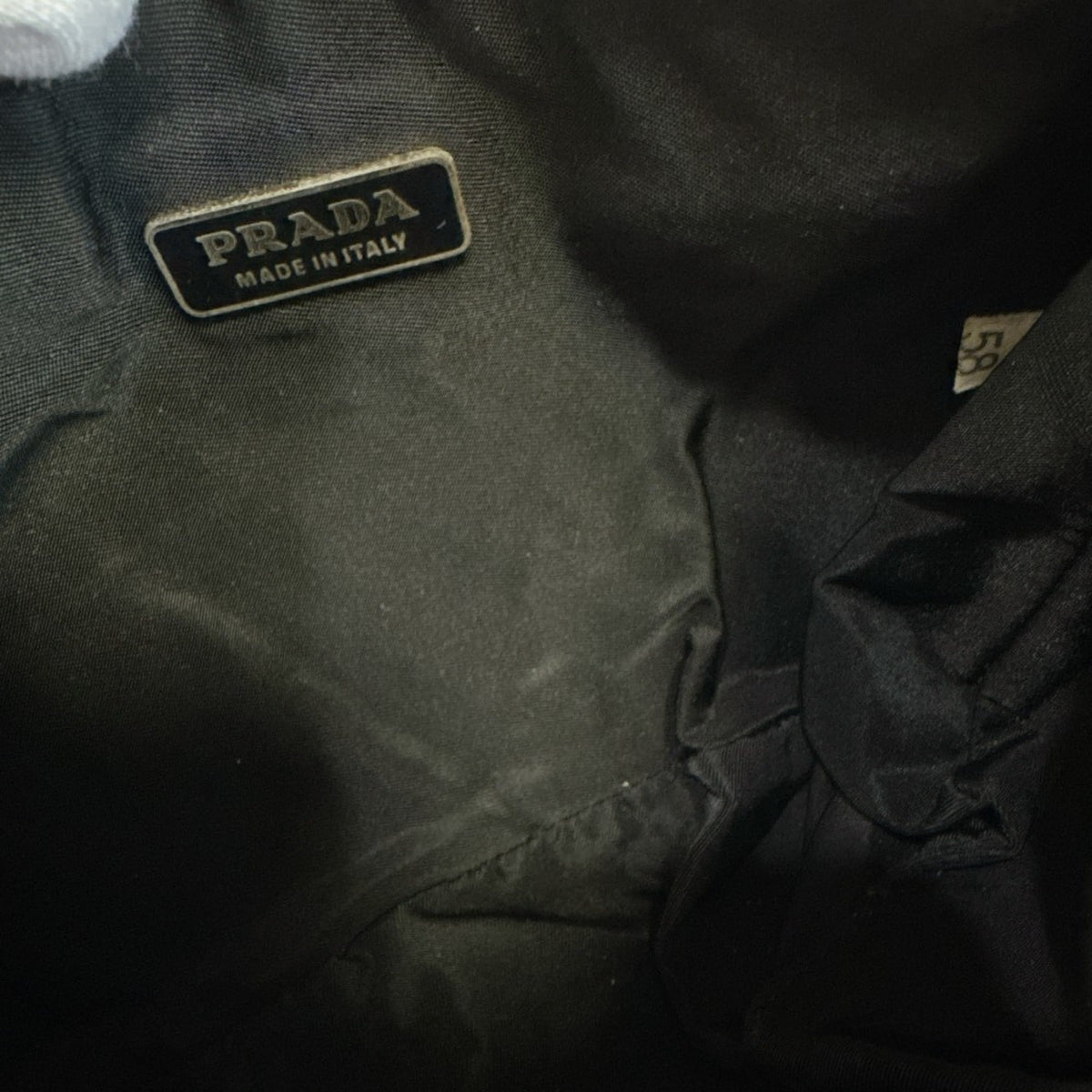 Prada Black Nylon Handbag Pouch (Pre-Owned)