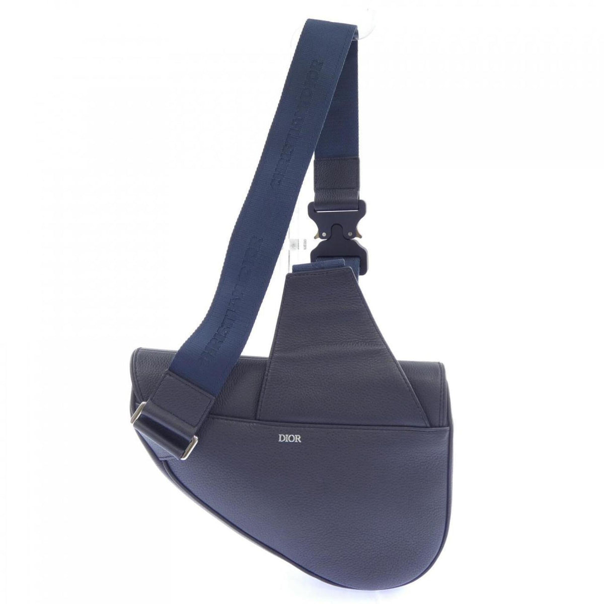 Christian Dior Navy Leather Handbag (Pre-Owned)