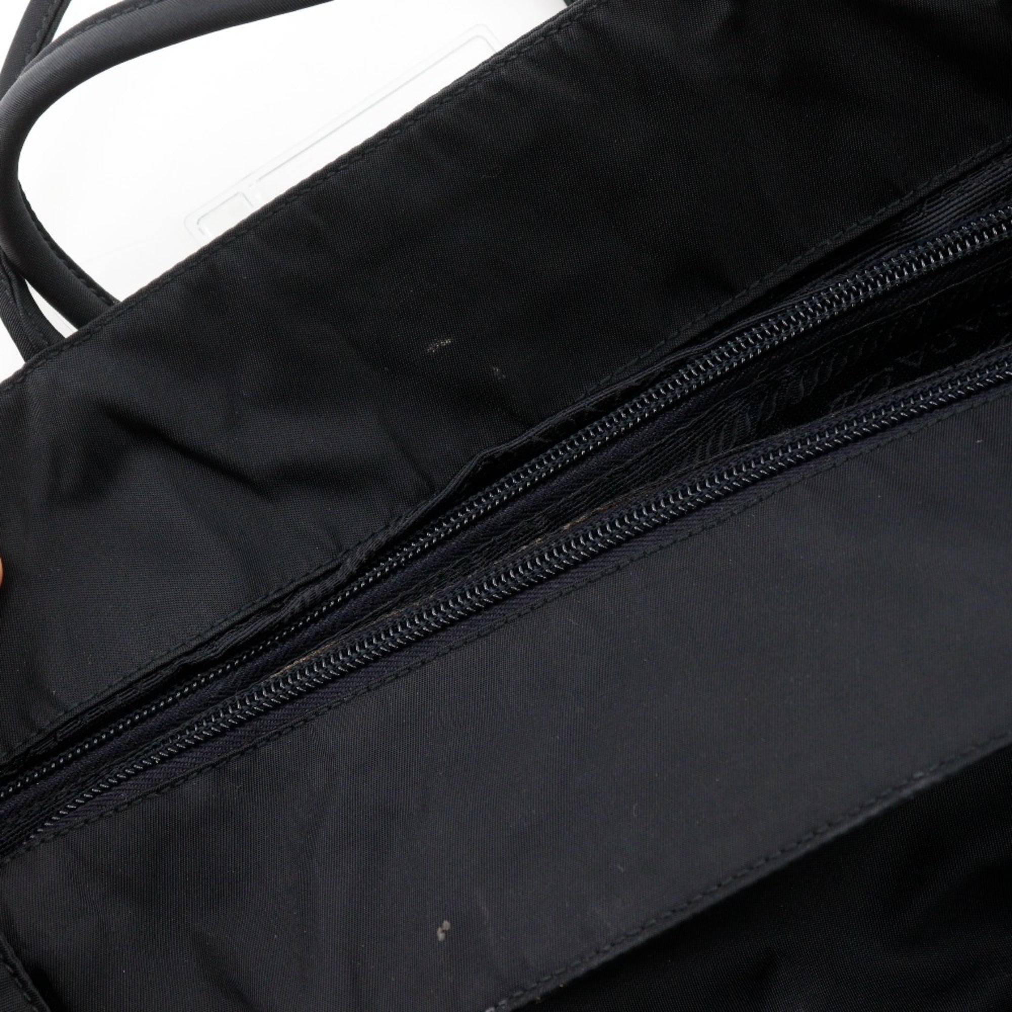 Prada Black Nylon Tote Bag (Pre-Owned)
