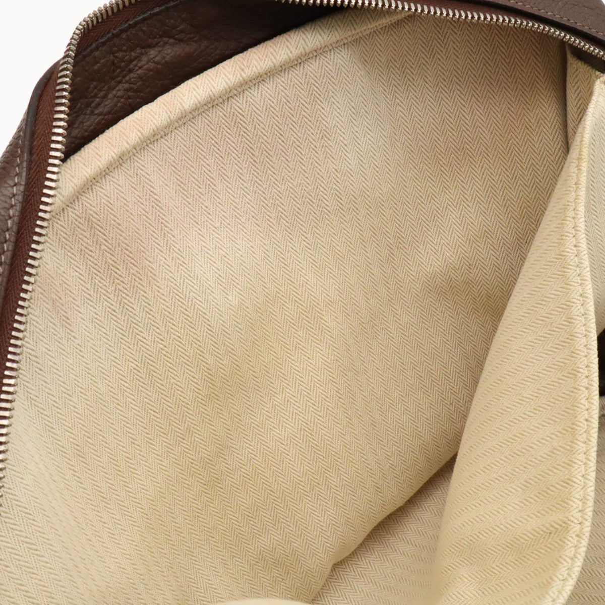 Hermes Brown Taurillon Clemence Leather Shoulder Bag (Pre-Owned)