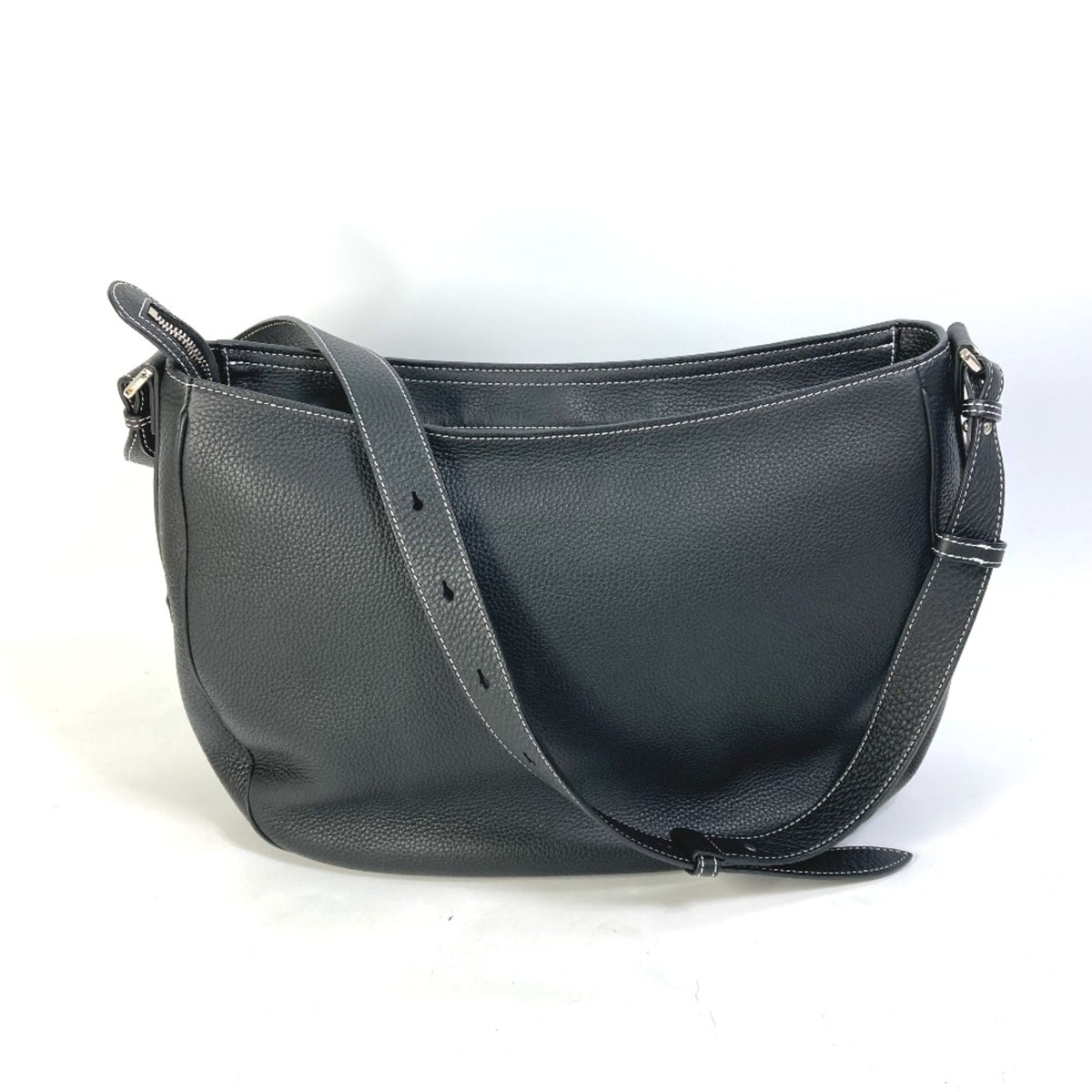 Christian Dior Black Leather Shoulder Bag (Pre-Owned)