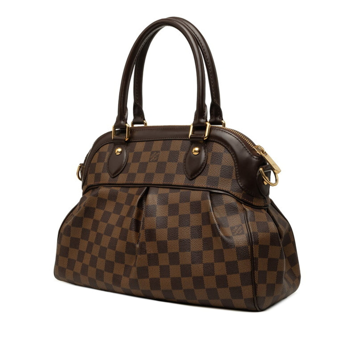 Louis Vuitton Brown Pvc Leather Handbag Shoulder Bag (Pre-Owned)