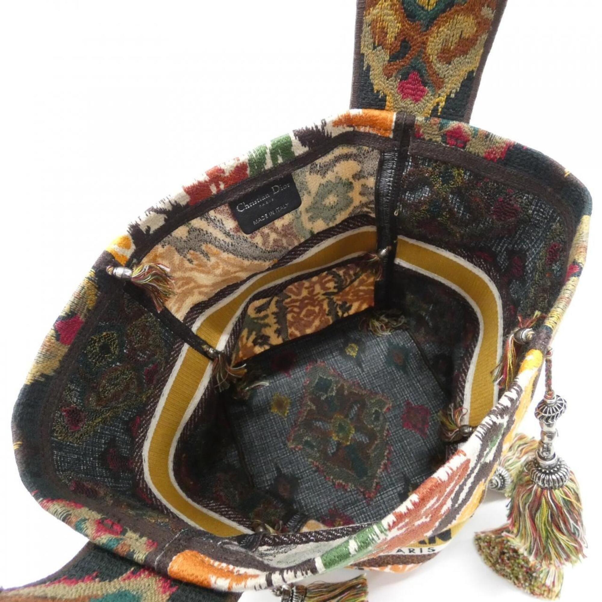 Christian Dior Multi-Color Canvas Shoulder Bag (Pre-Owned)