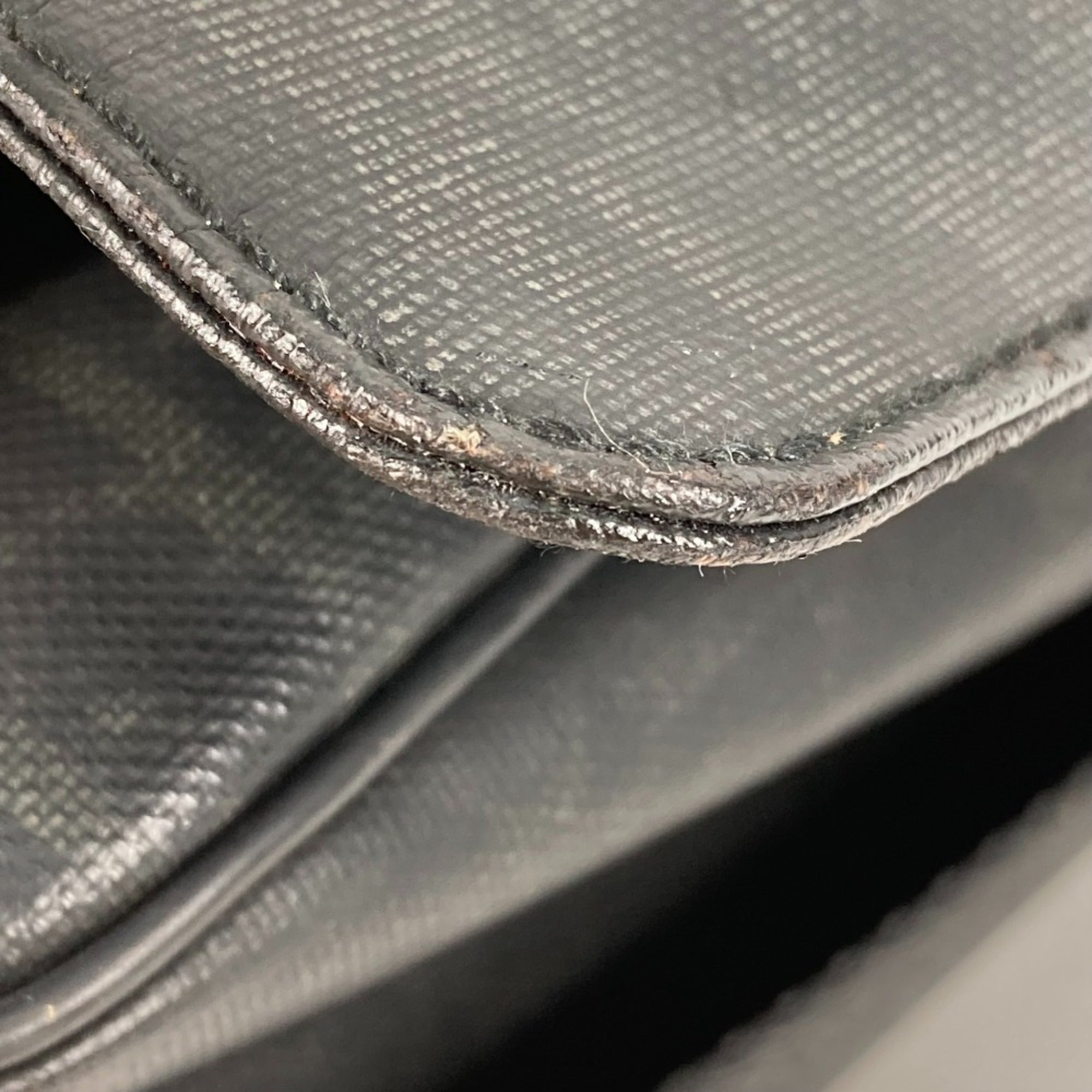 Dior Homme Black Pvc Messenger Bag Shoulder Bag (Pre-Owned)