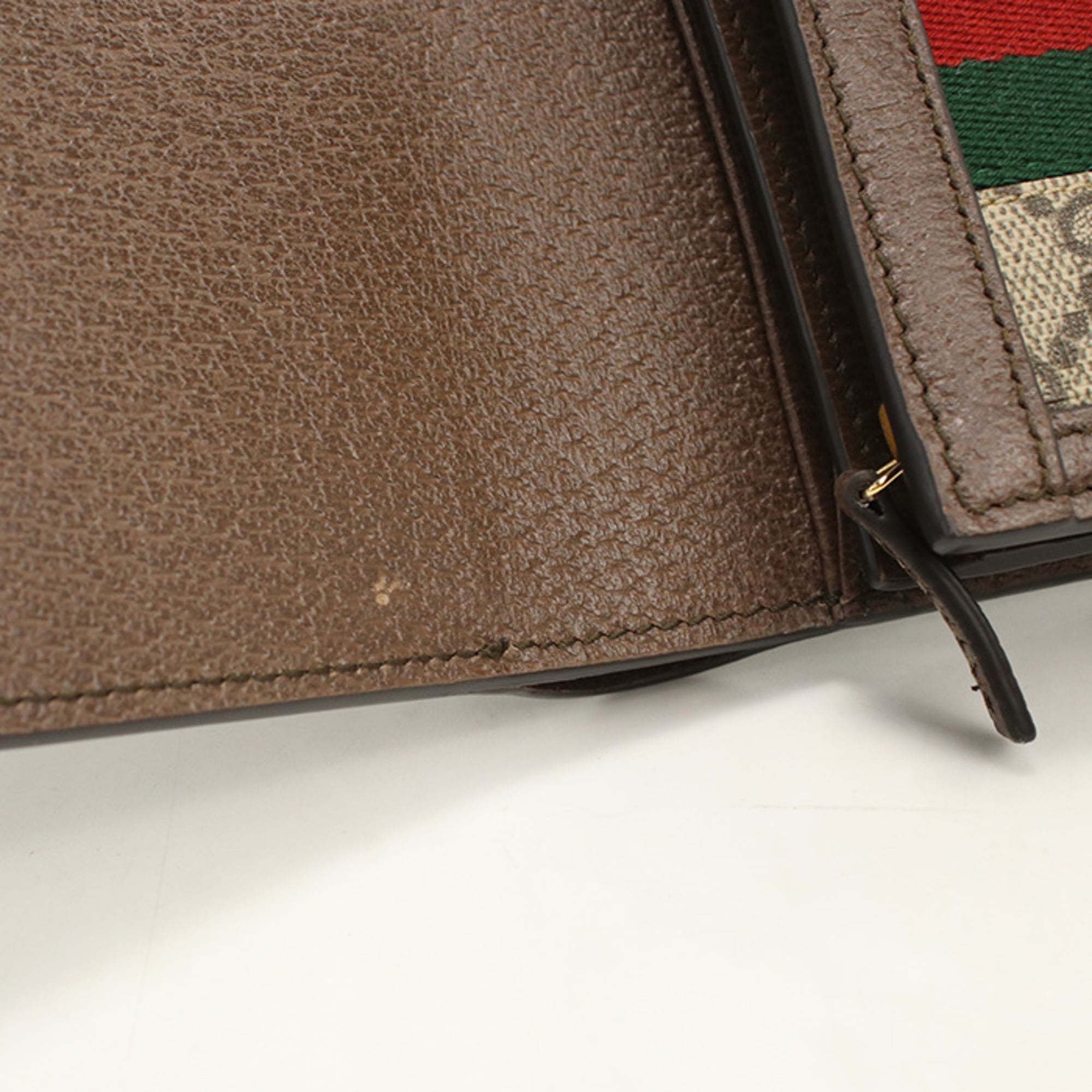 Gucci Beige Gg Supreme Leather Wallet (Bi-Fold) (Pre-Owned)