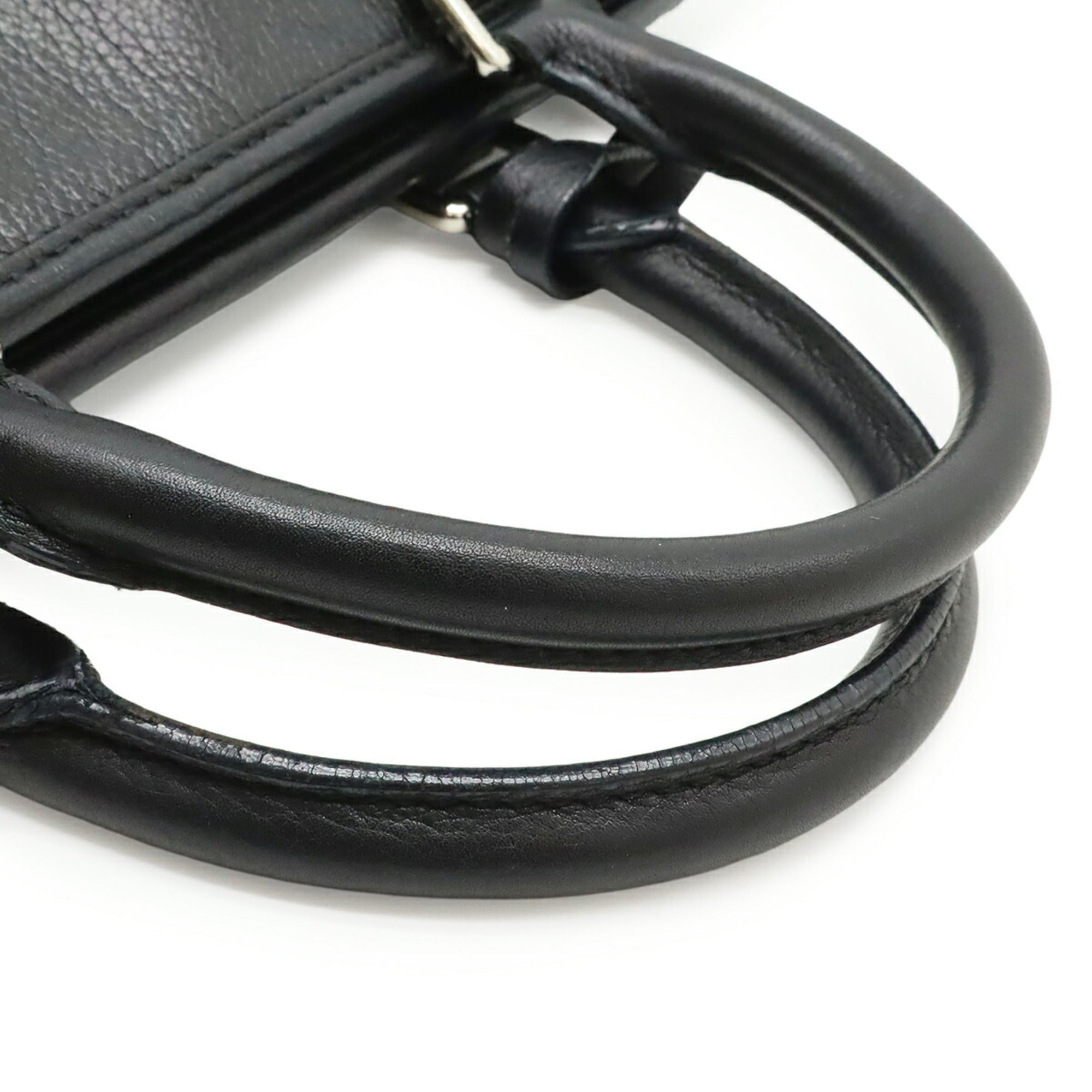 Loewe Black Leather Handbag (Pre-Owned)