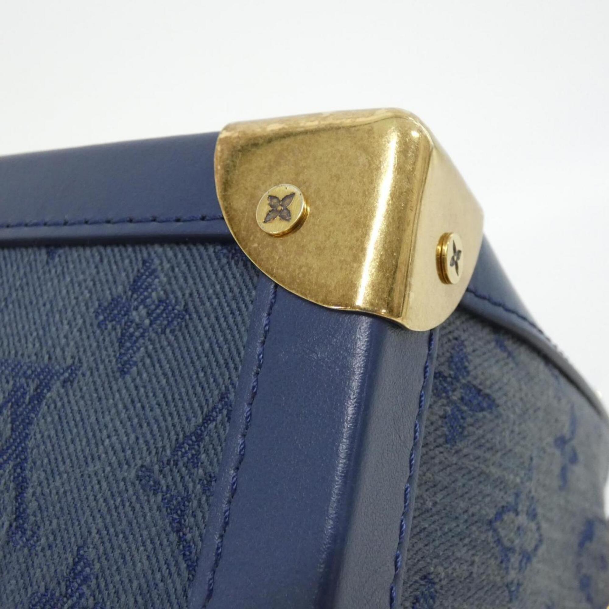 Louis Vuitton Navy Denim Shoulder Bag (Pre-Owned)