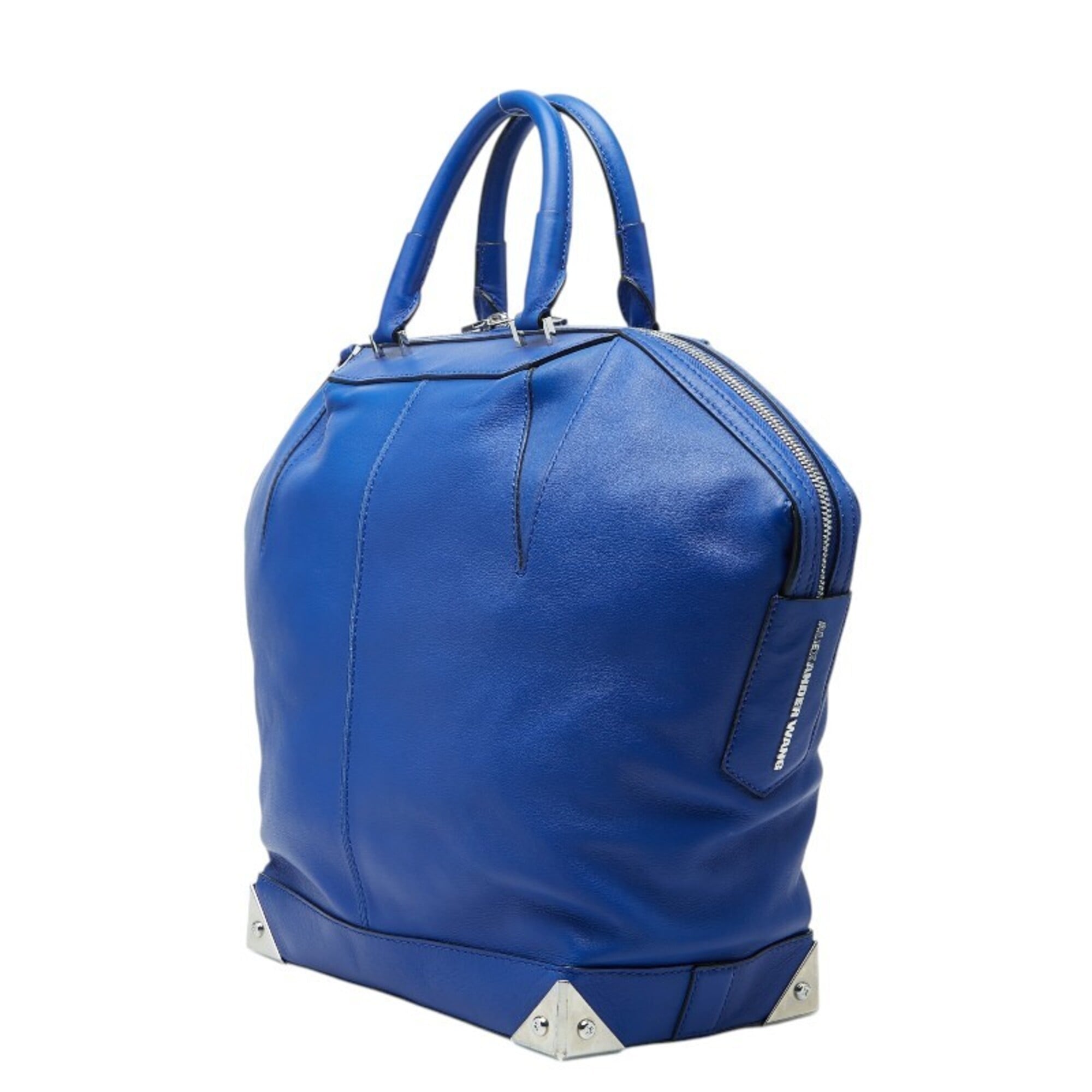 Alexander Wang Blue Leather Handbag Shoulder Bag (Pre-Owned)