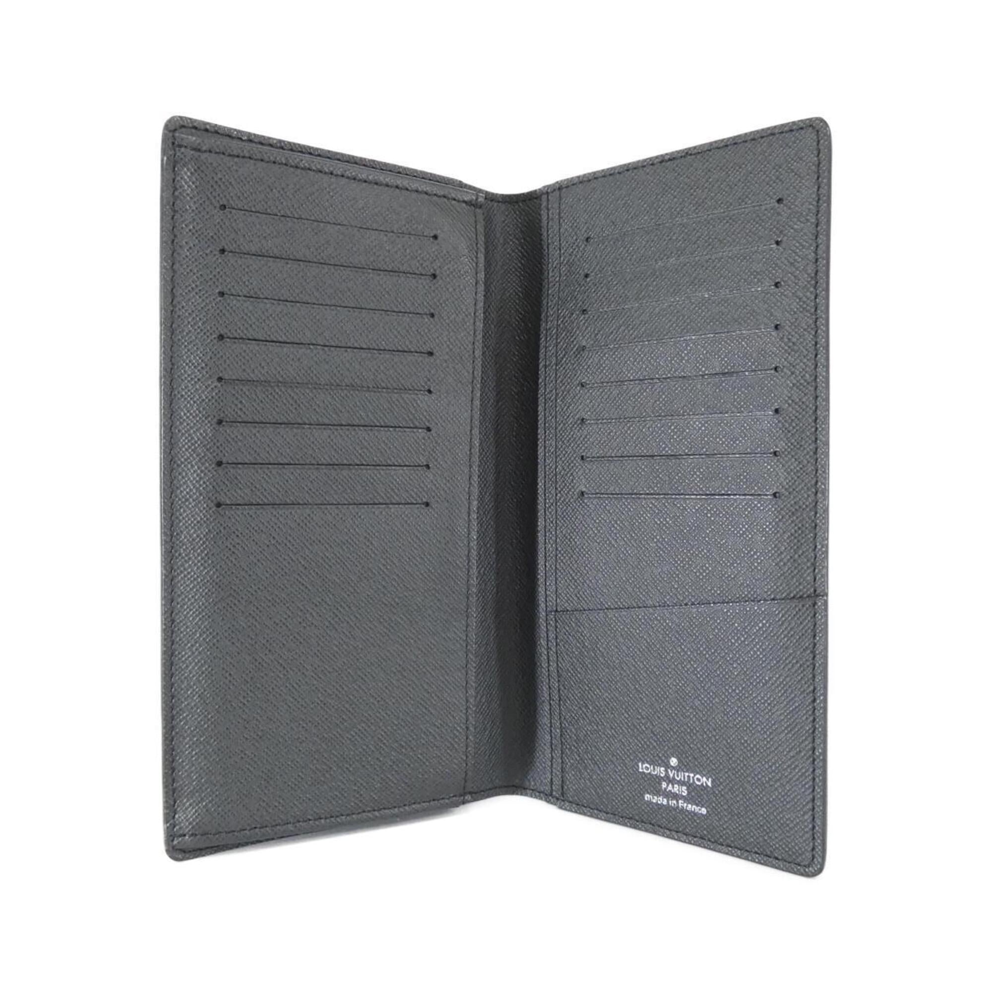 Louis Vuitton Blue Leather Long Wallet (Bi-Fold) (Pre-Owned)