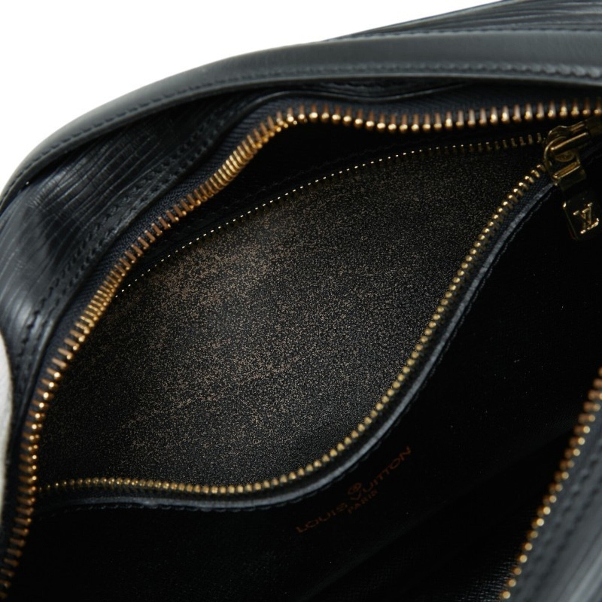 Louis Vuitton Black Noir Leather Shoulder Bag (Pre-Owned)