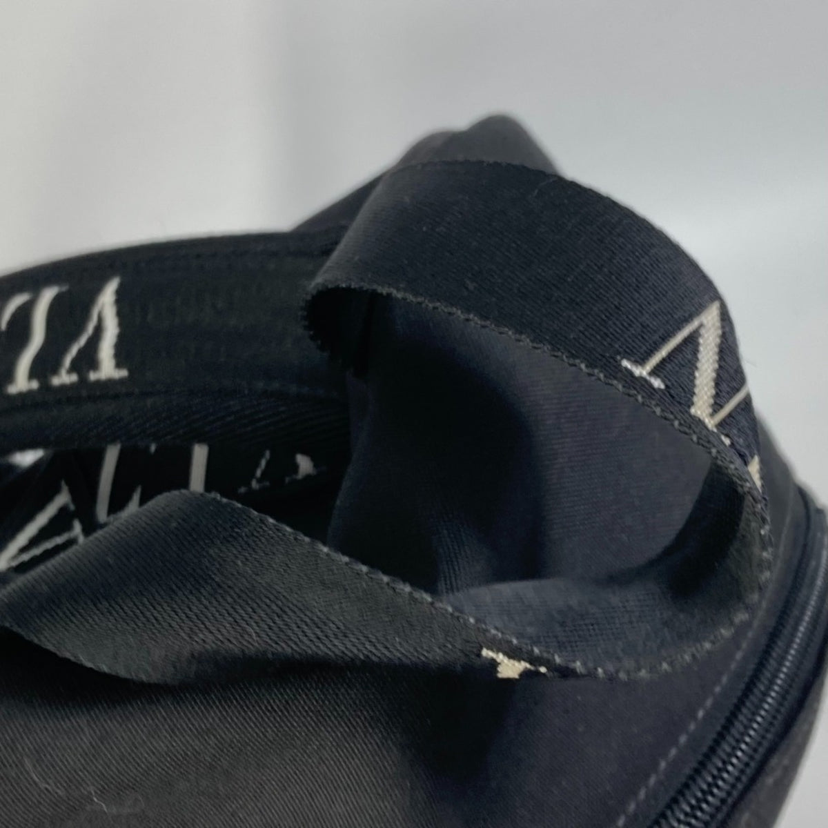 Valentino Black Cloth Backpack (Pre-Owned)