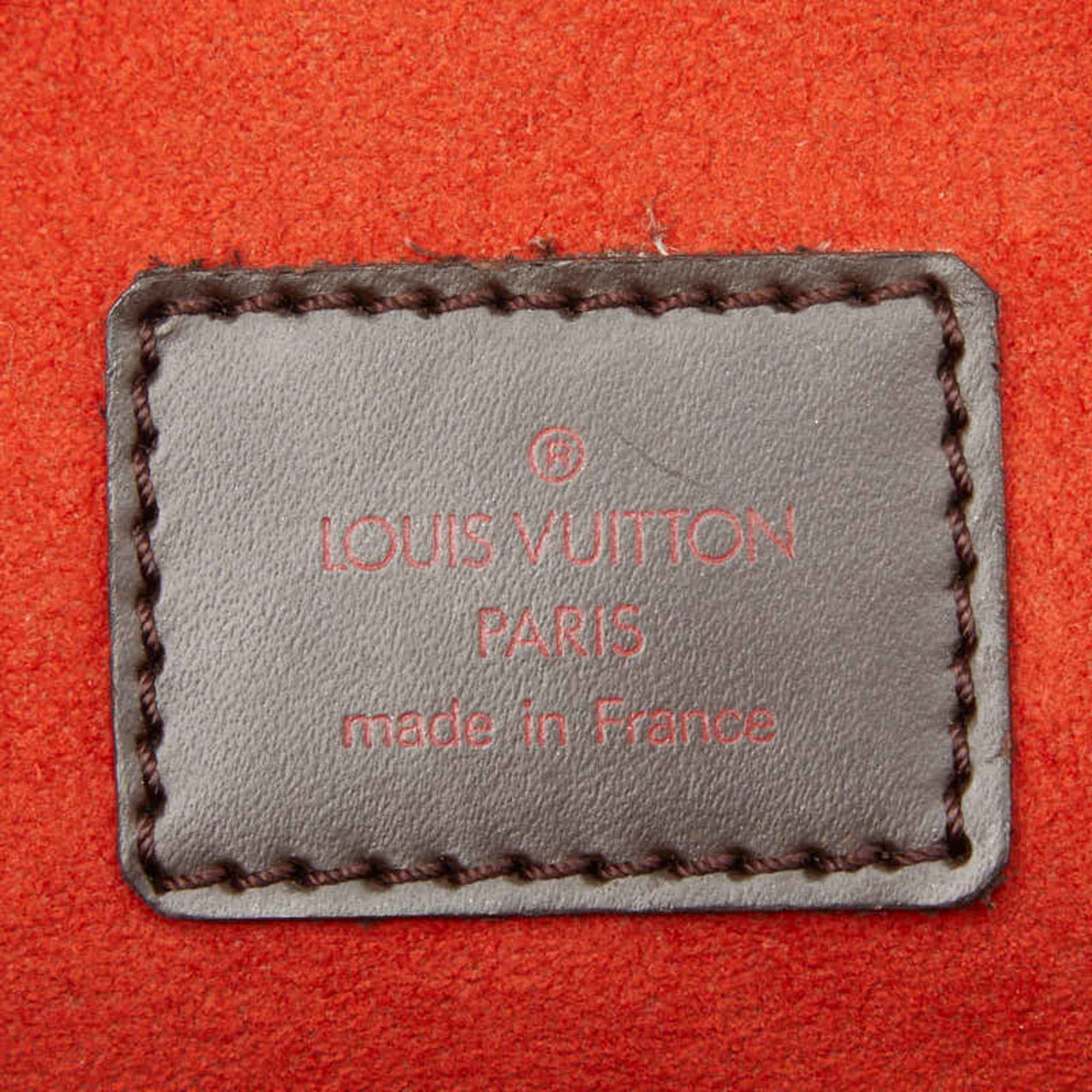 Louis Vuitton Brown Pvc Leather Handbag (Pre-Owned)