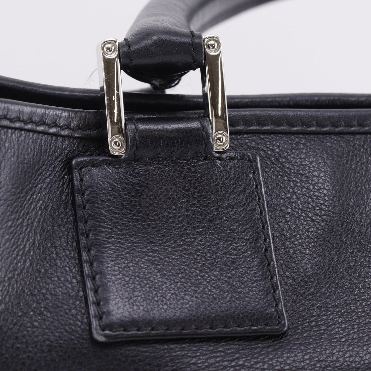 Loewe Amazona Black Leather Handbag (Pre-Owned)