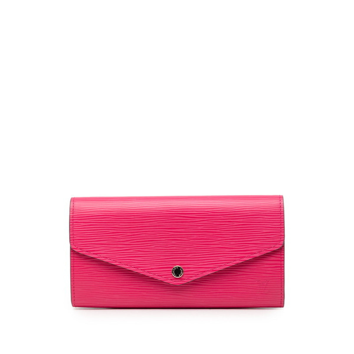 Louis Vuitton Hot Pink Leather Long Wallet (Bi-Fold) (Pre-Owned)