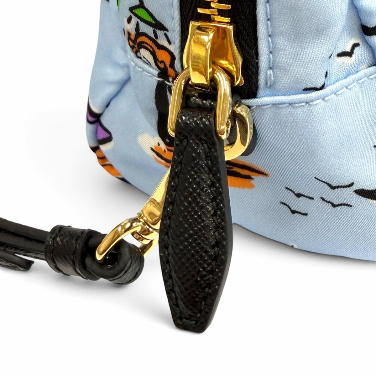 Prada Blue Nylon Pouch (Pre-Owned)