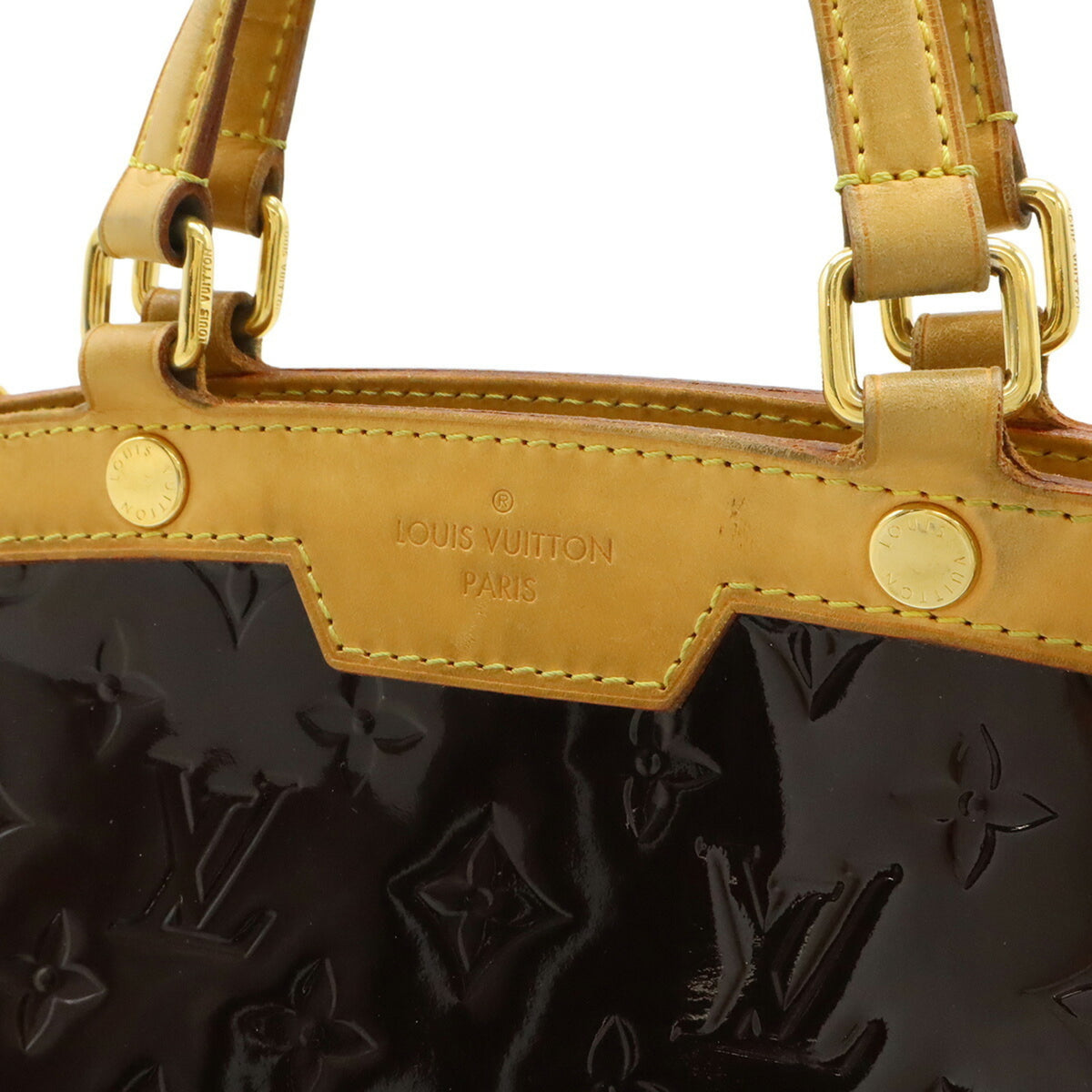 Louis Vuitton Amarante Monogram Vernis Handbag Shoulder Bag Tote Bag (Pre-Owned)