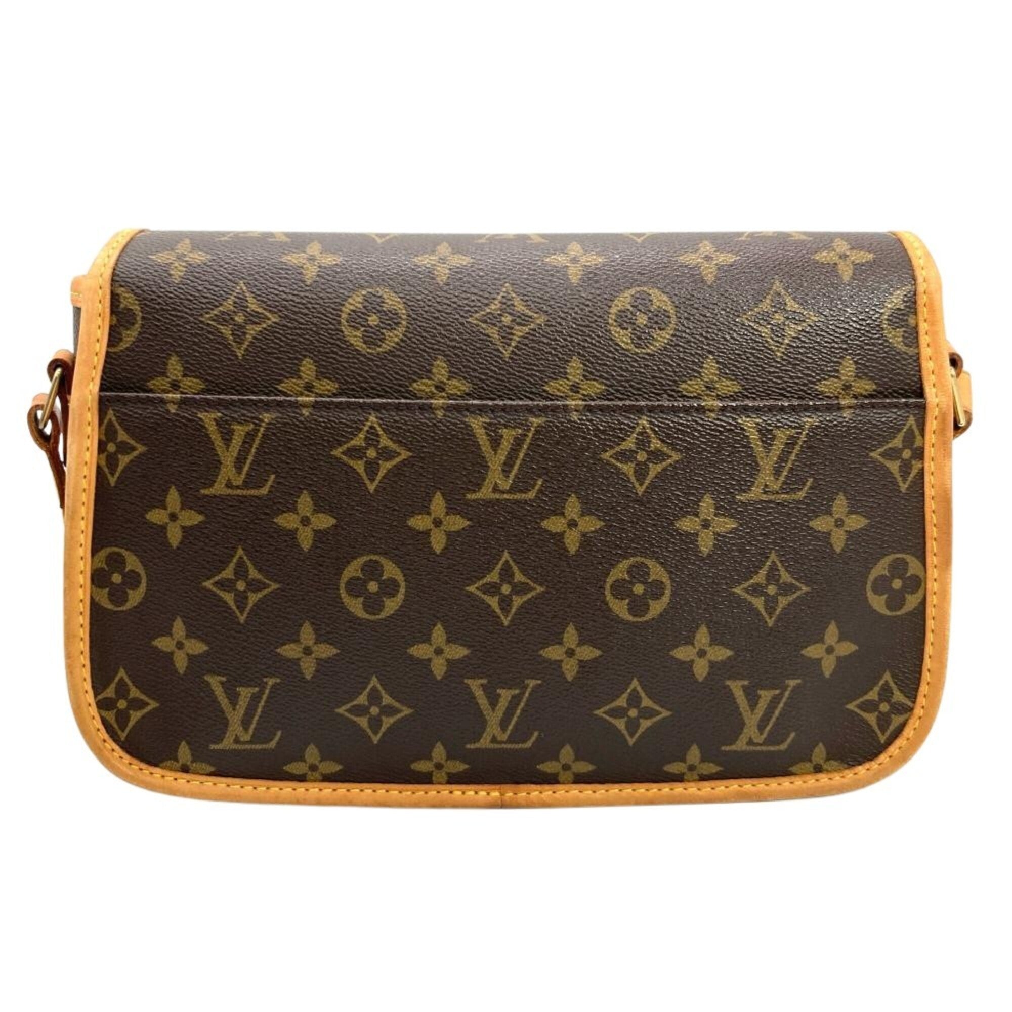 Louis Vuitton Brown Monogram Canvas Shoulder Bag (Pre-Owned)