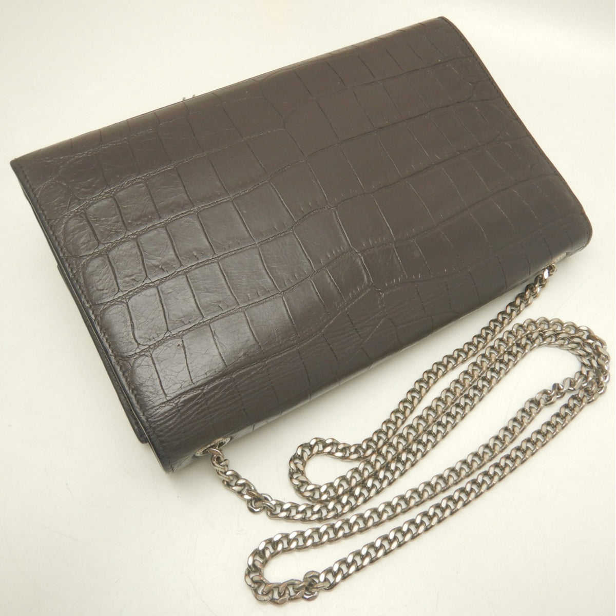 Yves Saint Laurent Brown Leather Shoulder Bag (Pre-Owned)