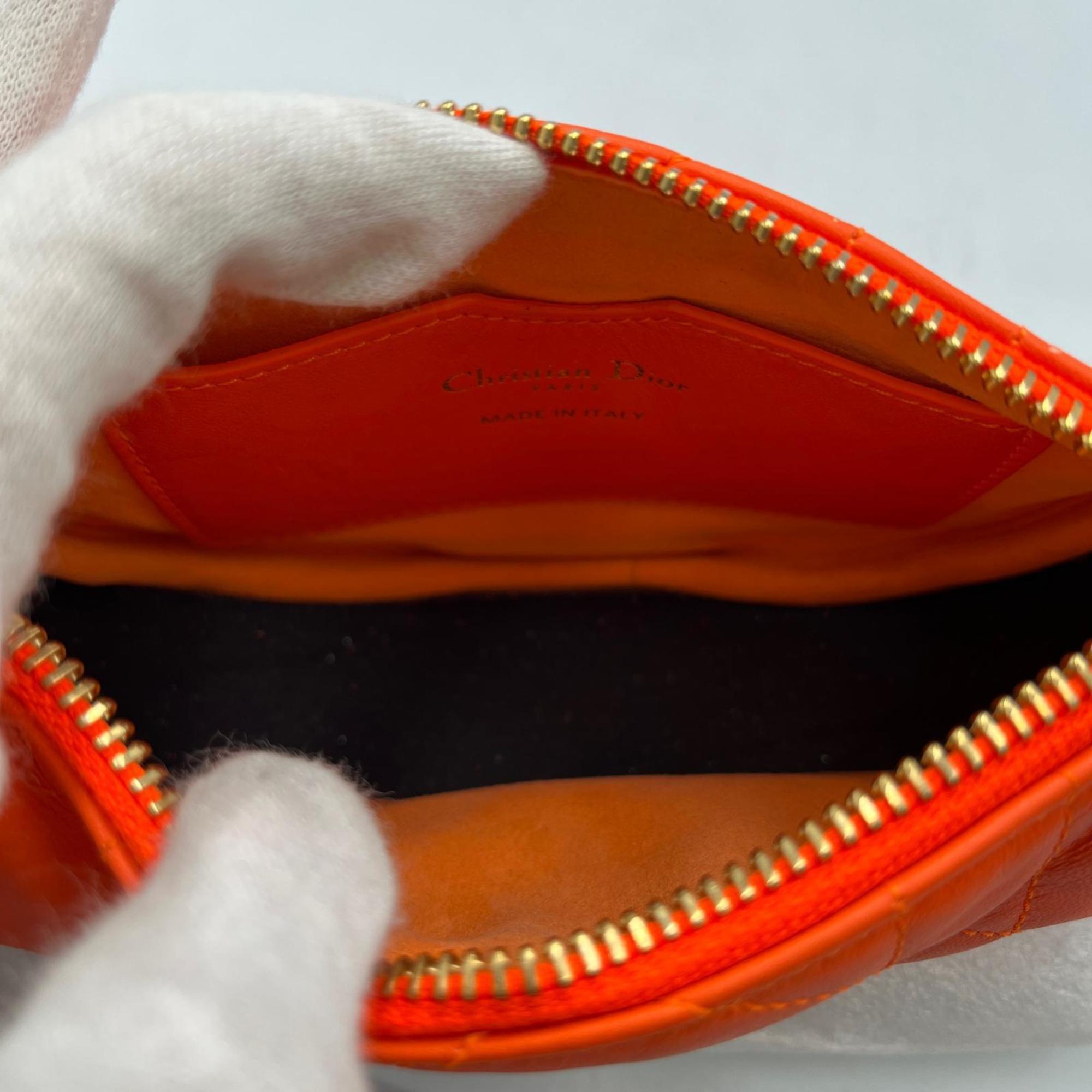 Christian Dior Orange Leather Shoulder Bag (Pre-Owned)