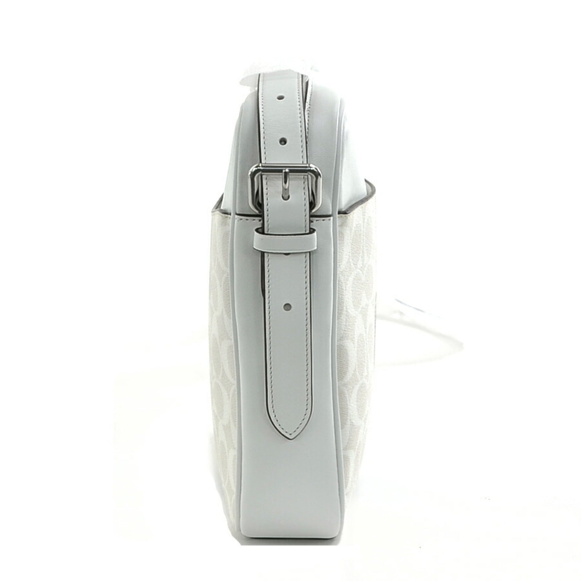 Coach White Leather Shoulder Bag (Pre-Owned)