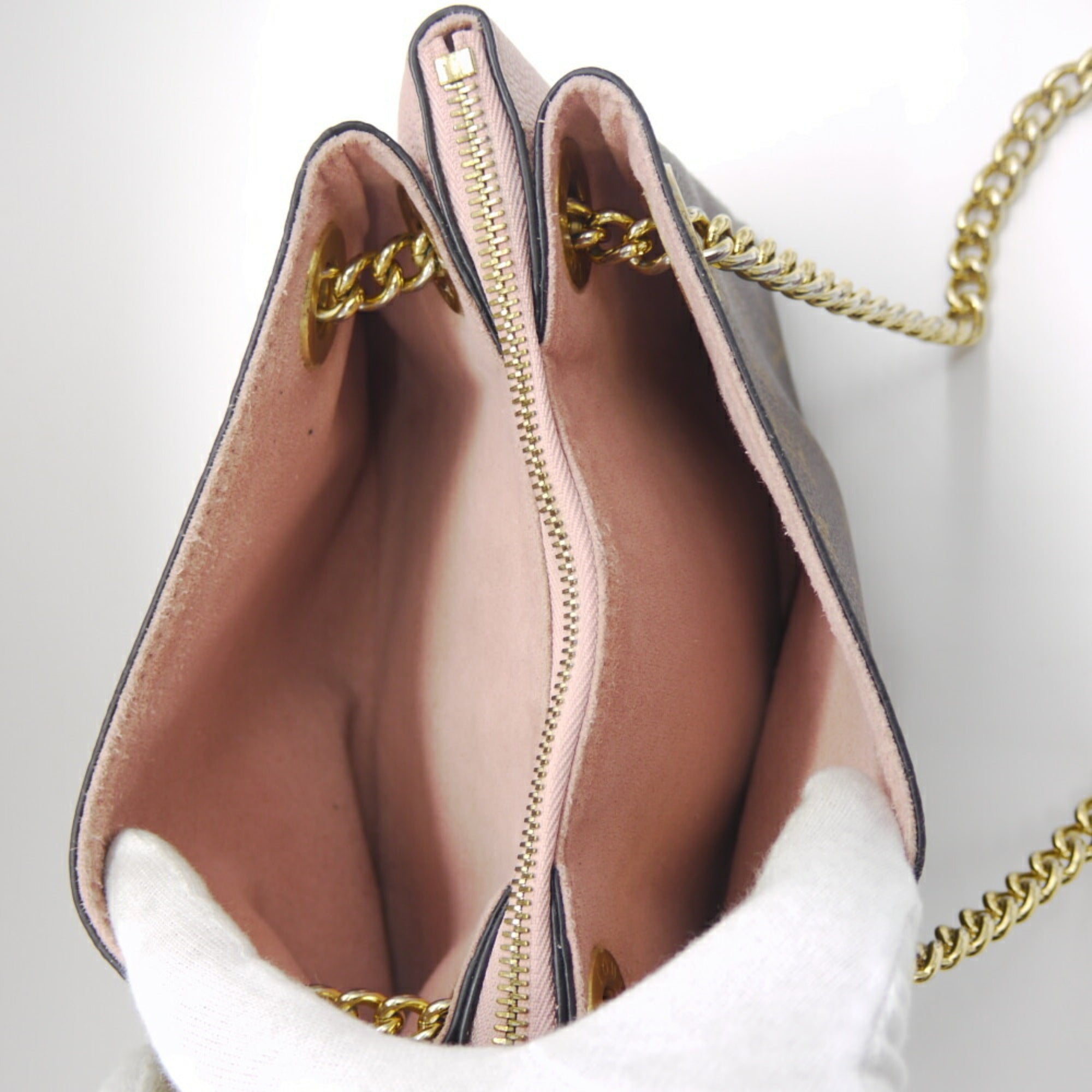 Louis Vuitton Monogram Rose Poudre Monogram Leather Shoulder Bag (Pre-Owned)