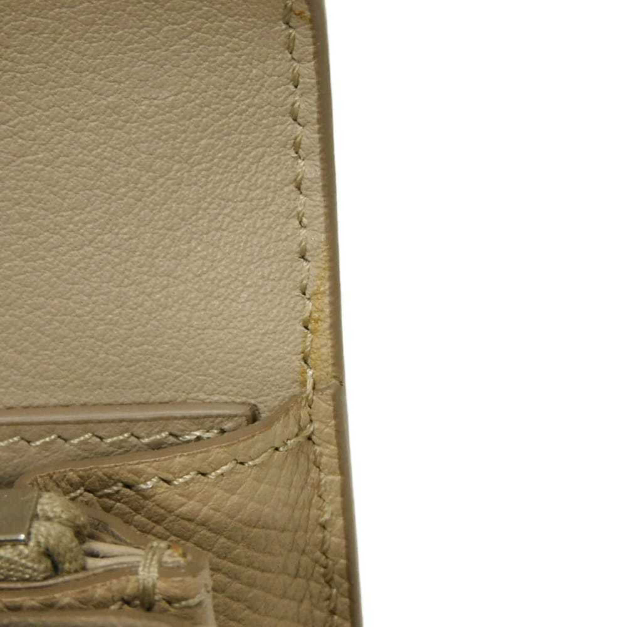 Celine Beige Leather Long Wallet (Bi-Fold) (Pre-Owned)