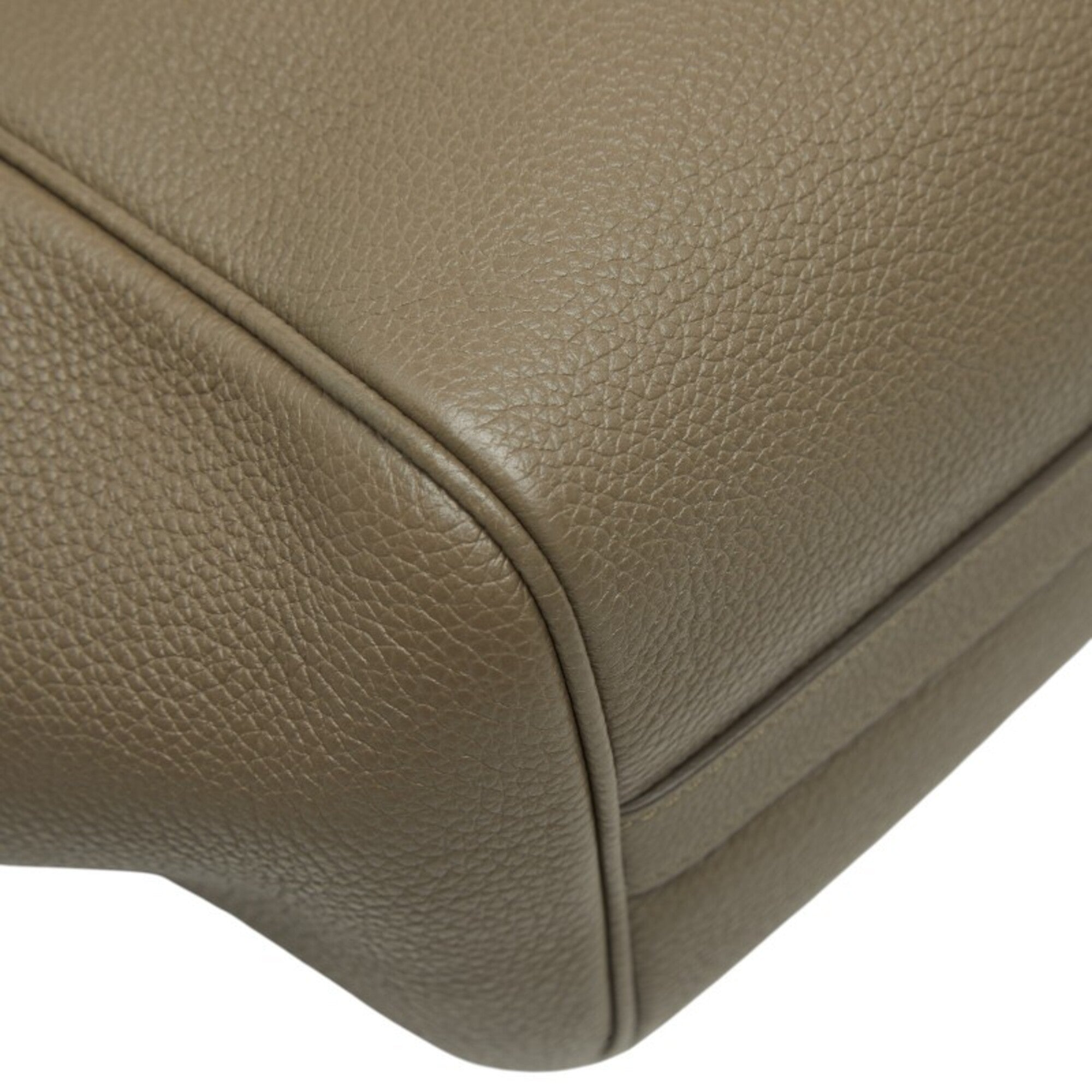 Celine Beige Leather Handbag Shoulder Bag (Pre-Owned)