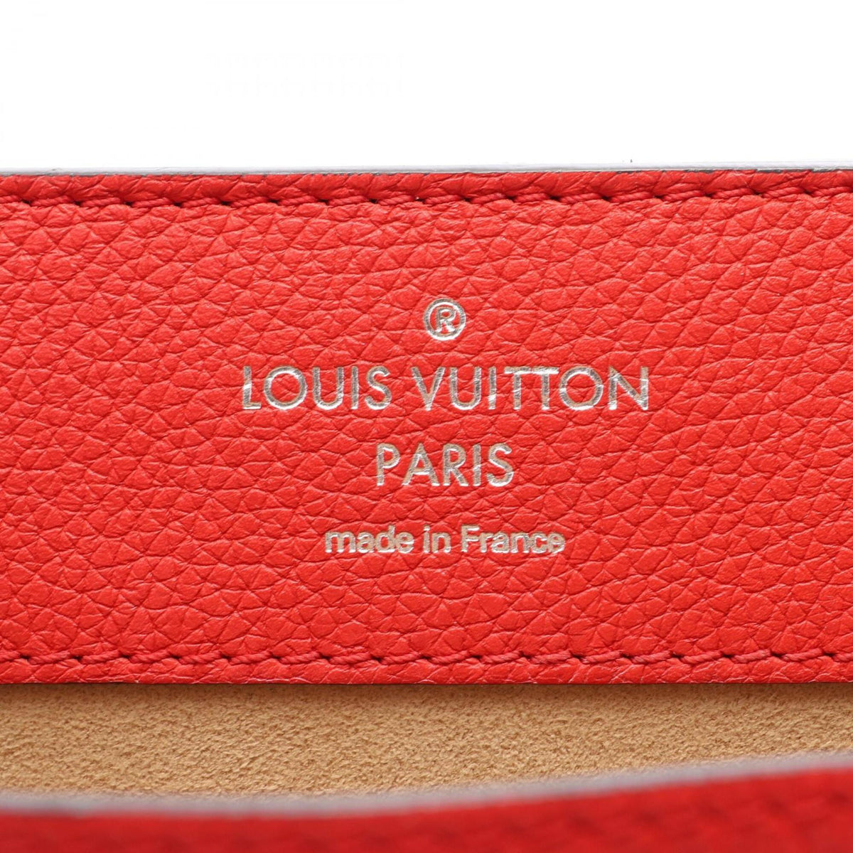 Louis Vuitton Black Ivory Red Color Cuir Ombre Leather Handbag (Pre-Owned)