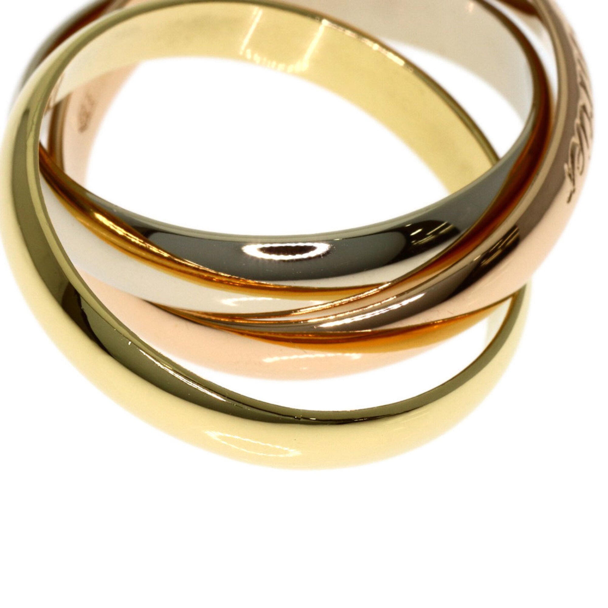 Cartier Yellow Gold (18K) Pink Gold (18K) White Gold (18K) Band Ring (Pre-Owned)