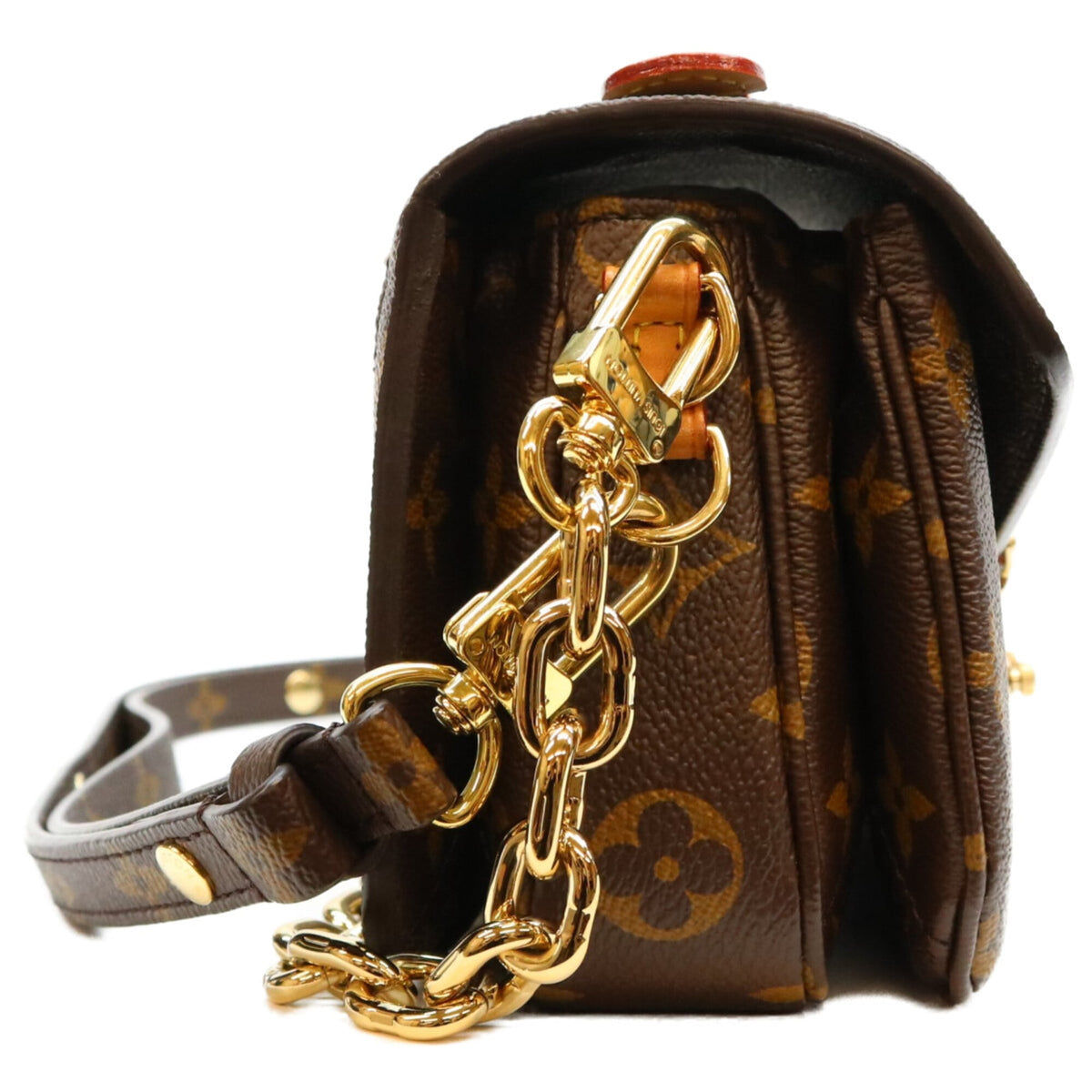 Louis Vuitton Brown Monogram Shoulder Bag (Pre-Owned)