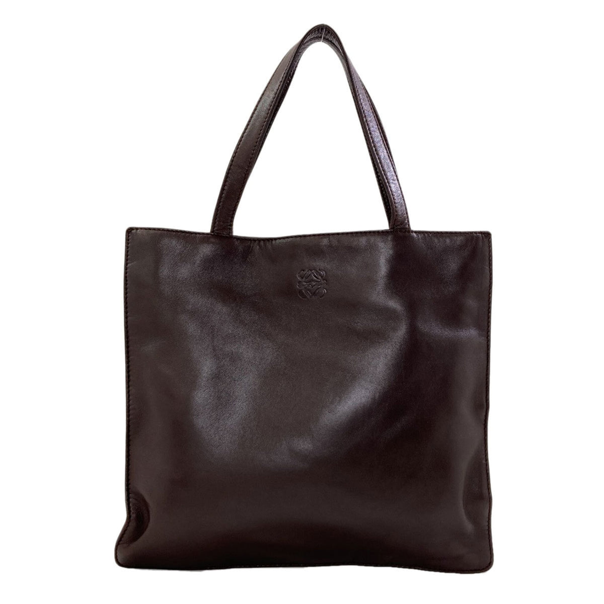 Loewe Dark Brown Leather Handbag (Pre-Owned)